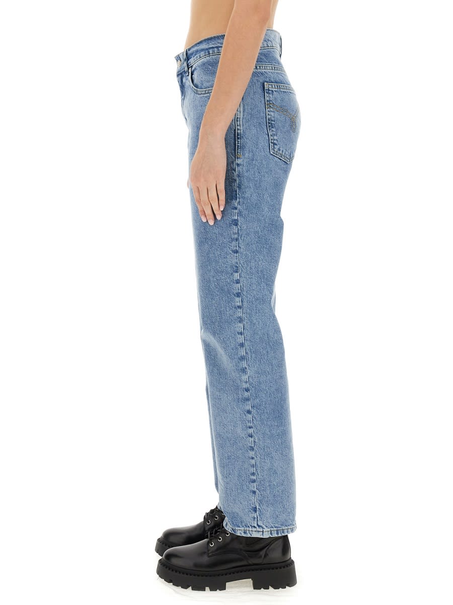 Shop M05ch1n0 Jeans Boyfriend Pants In Denim