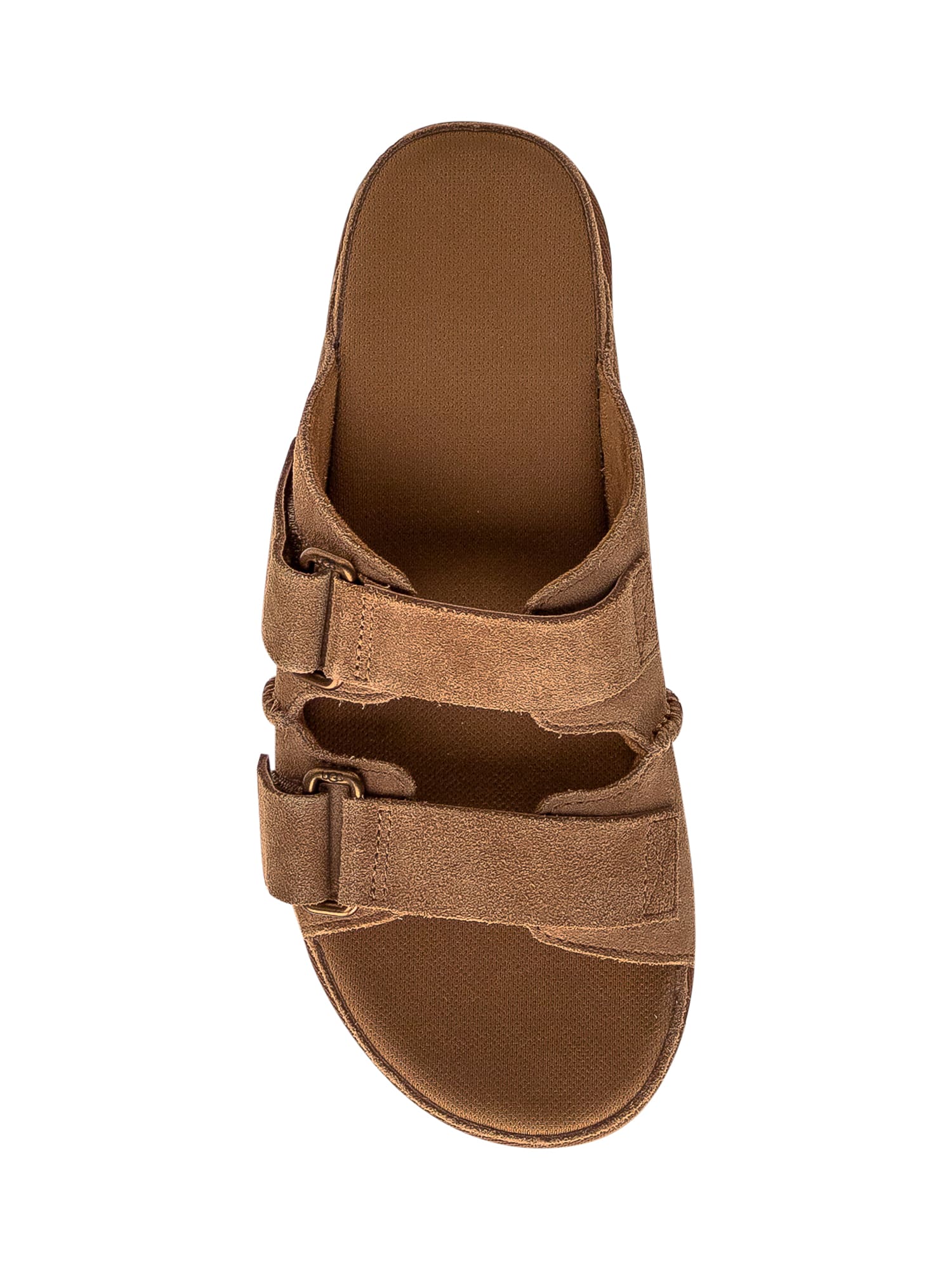 Shop Ugg Goldenstar Hi-sliders In Chestnut