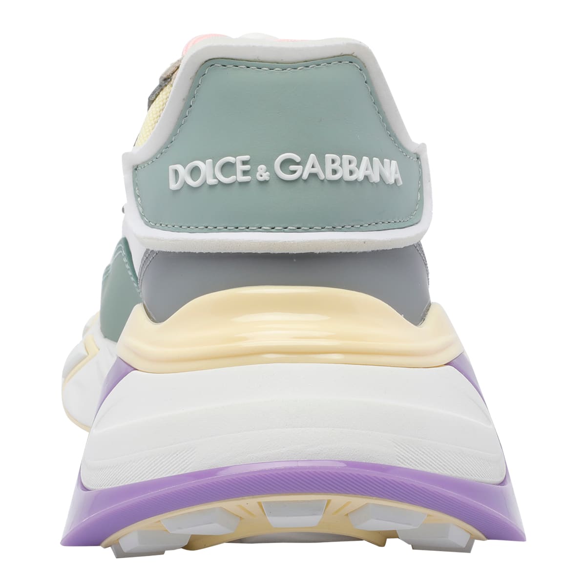 Dolce & Gabbana Logo-patch Chunky Sneakers In Multi