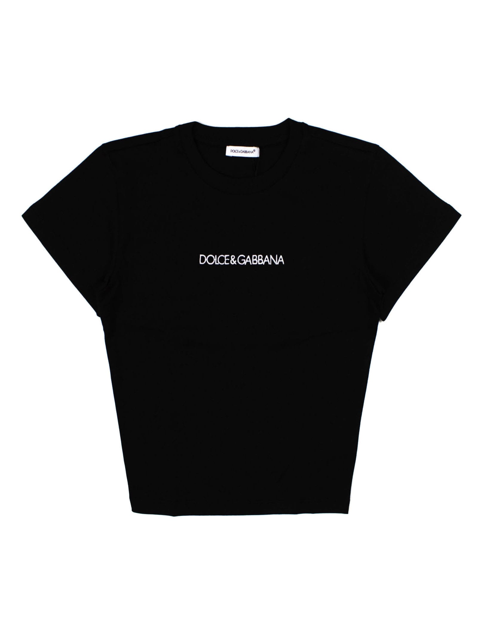 Dolce & Gabbana Black Jersey T-shirt