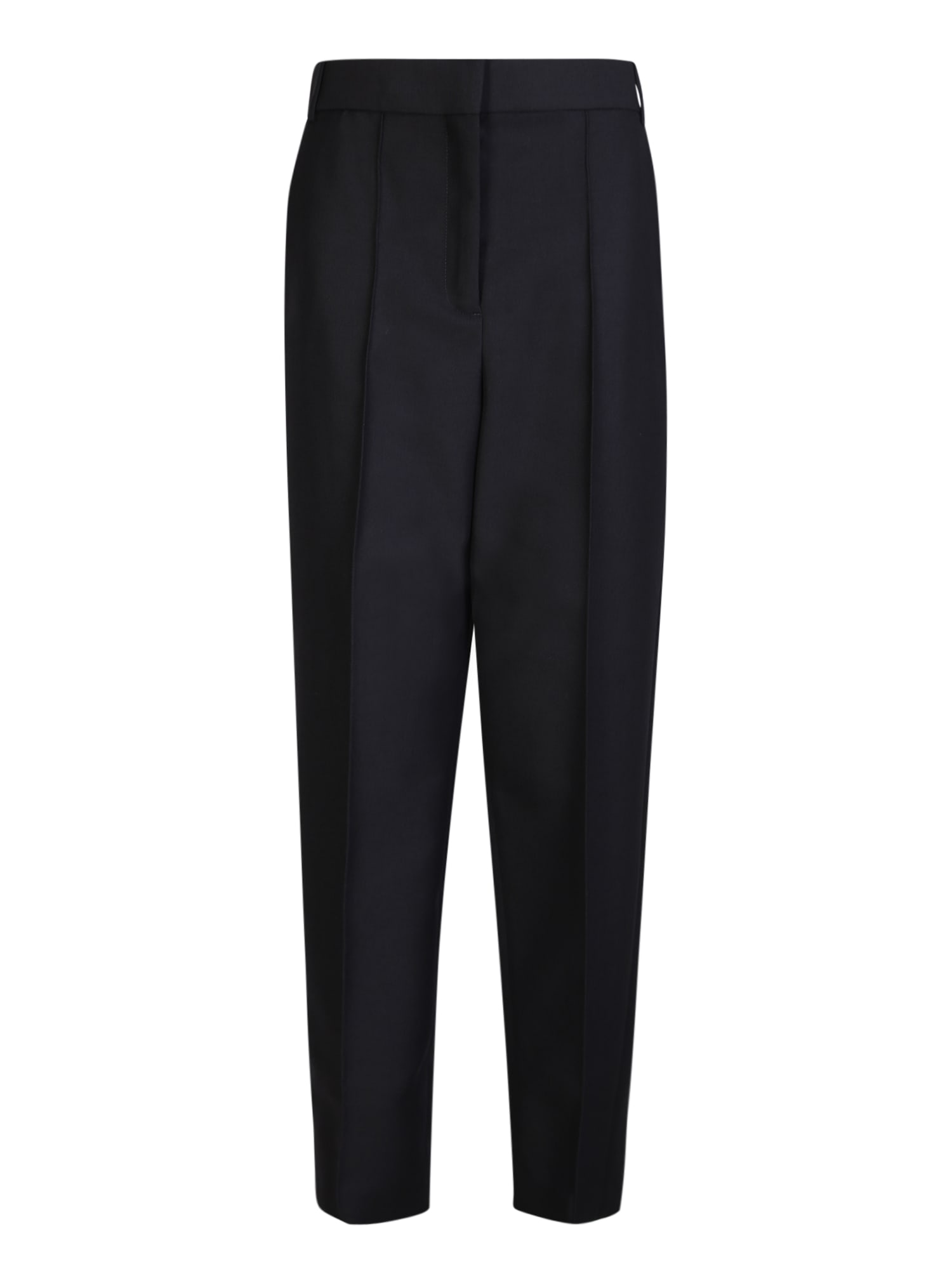 Tory Burch High-waisted Trousers In Black