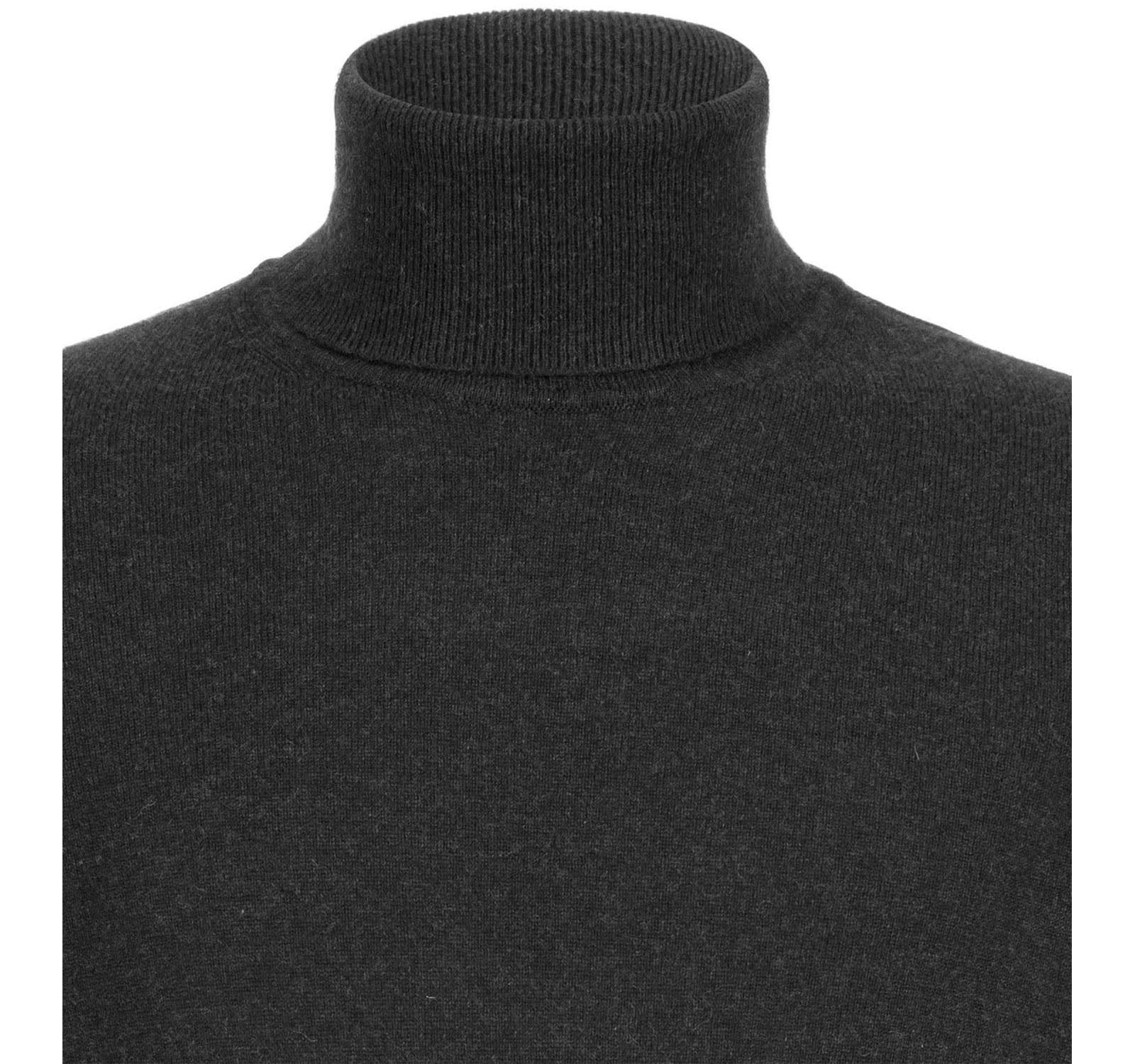 Shop Kangra Grey Wool And Cashmere Sweater