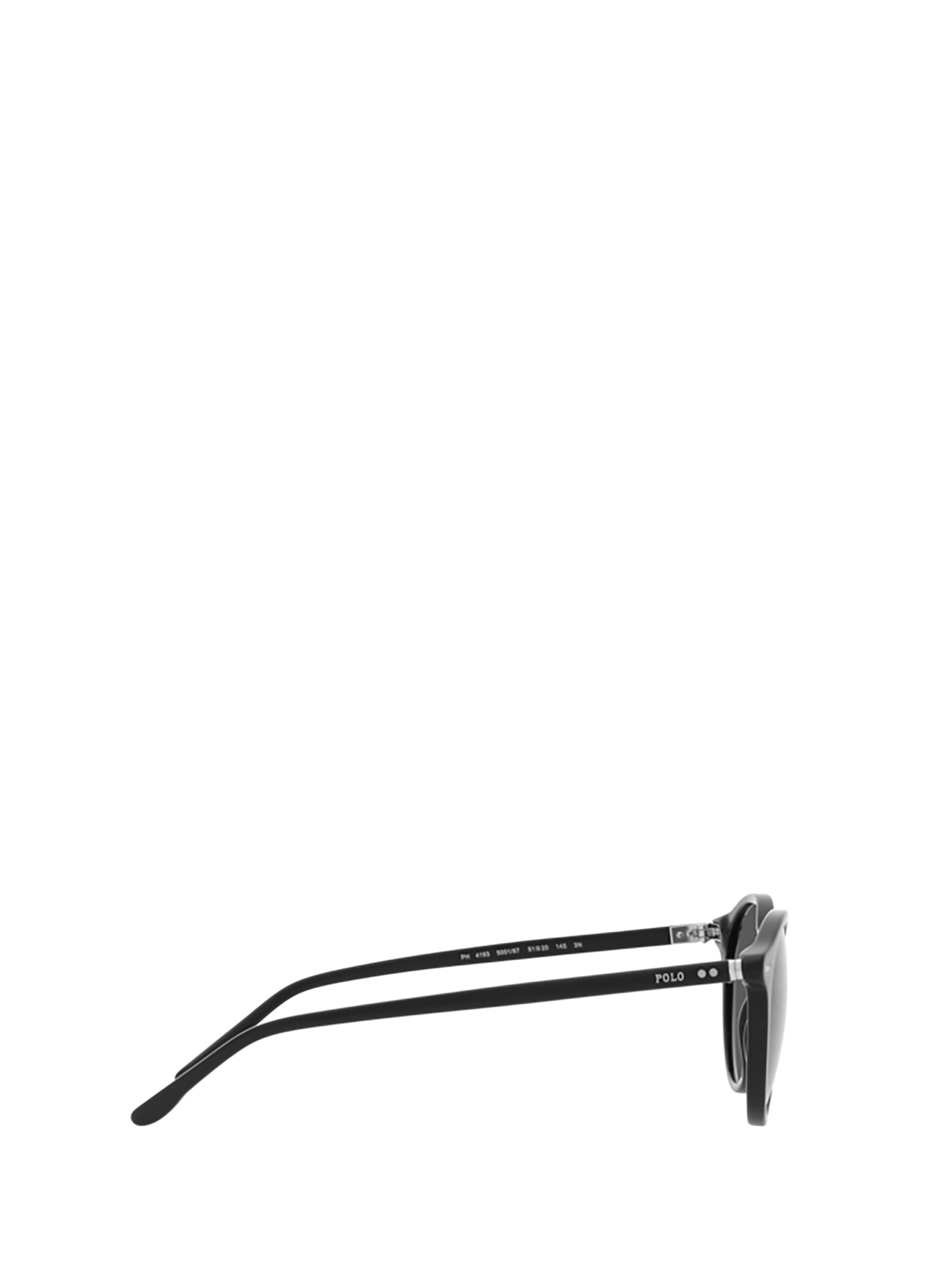 Shop Polo Ralph Lauren Ph4193 Shiny Black Sunglasses