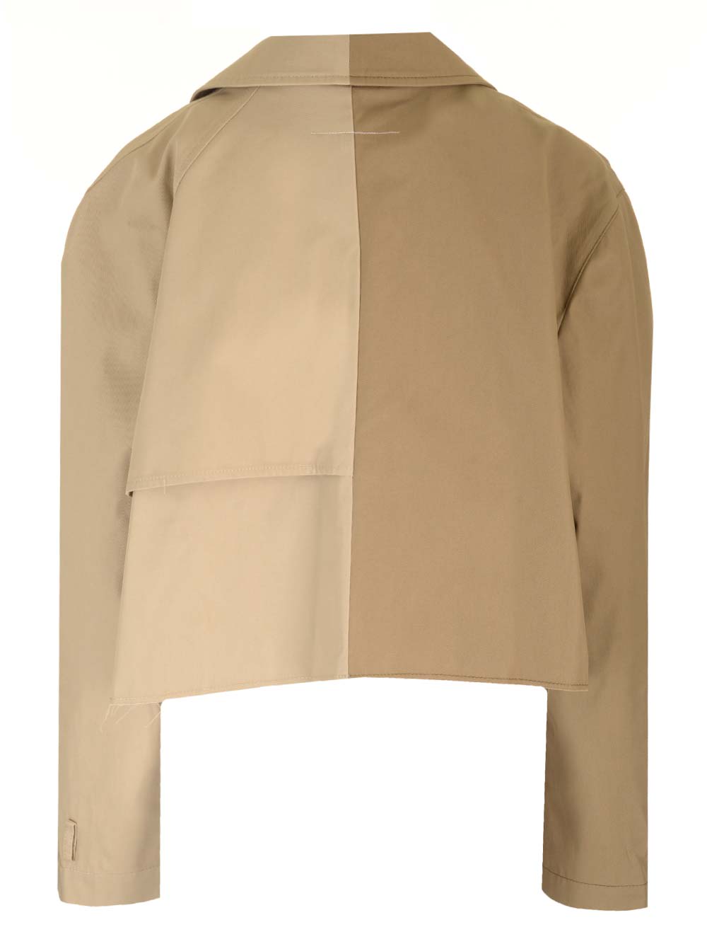 Shop Mm6 Maison Margiela Cropped Trench Coat In 961