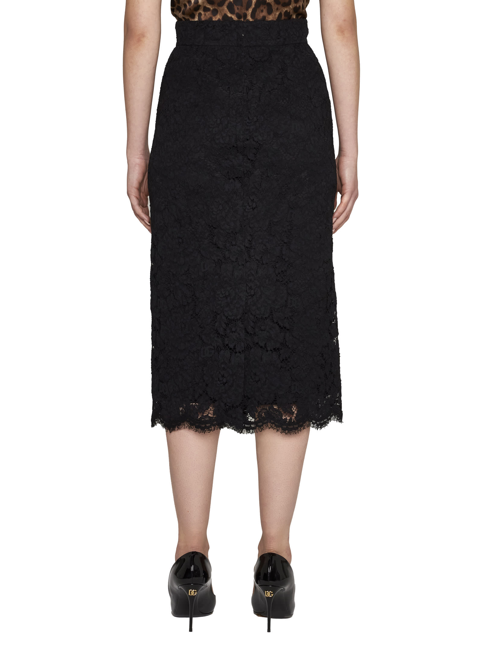 Dolce & Gabbana Skirt In Black