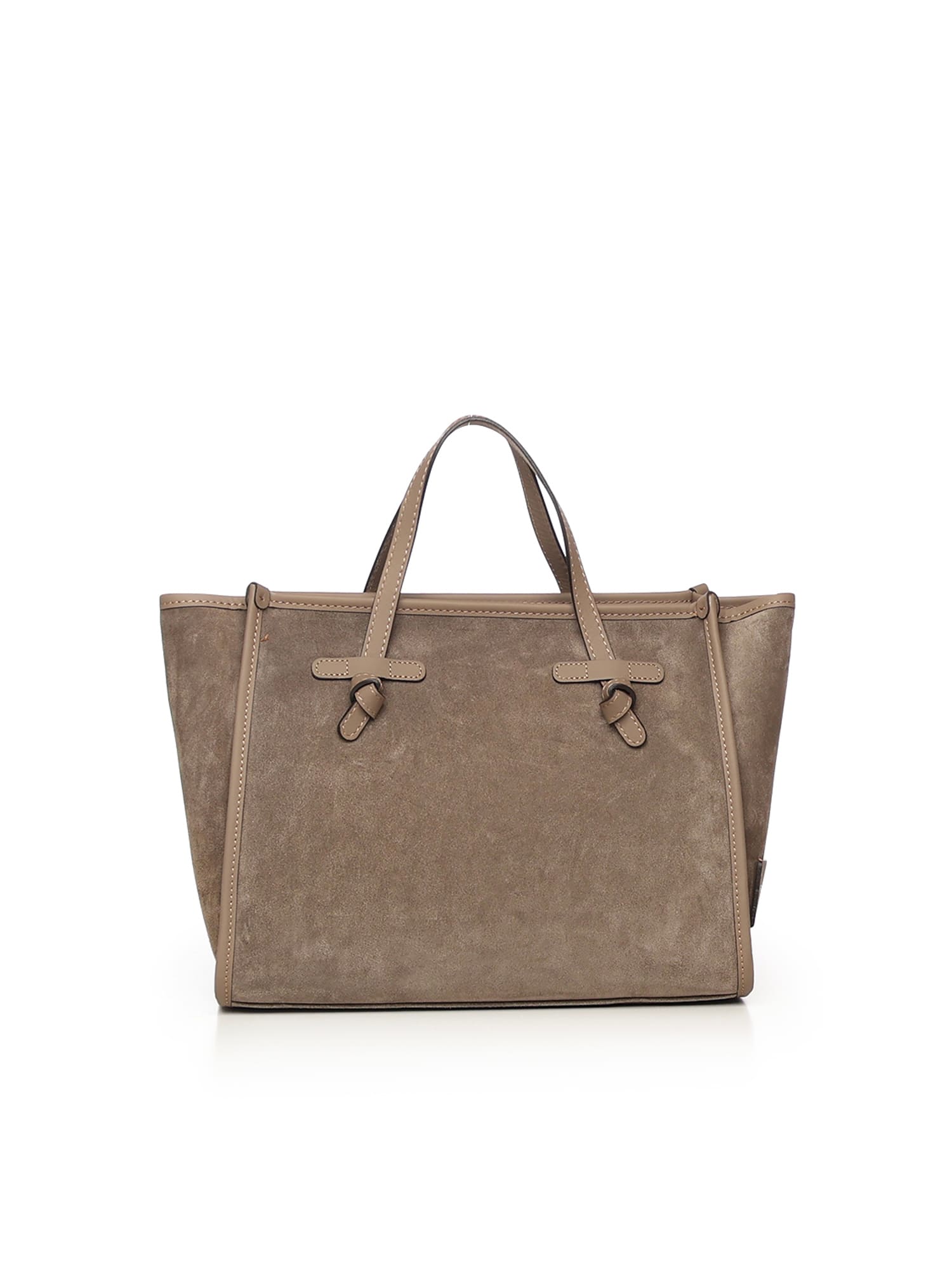 Gianni Chiarini Miss Marcella 32 Suede Bag In Brown
