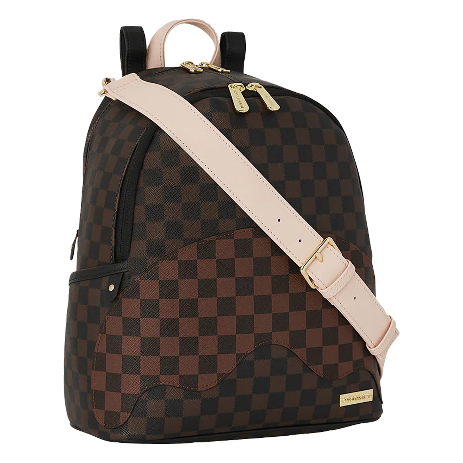 Sprayground Boujee Strap Backpack In Brown