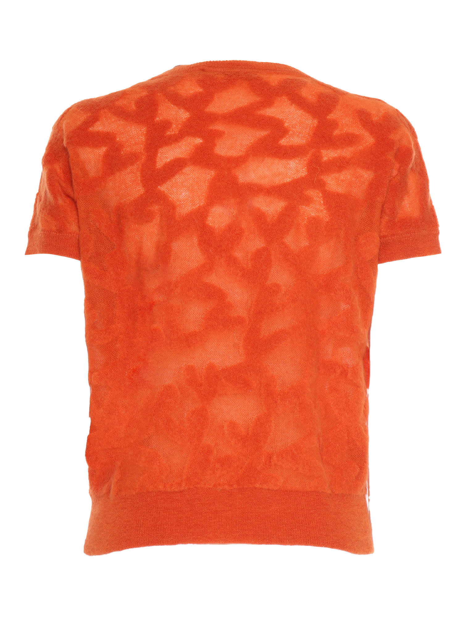 Shop Max Mara Pantera Orange Sweater/tank/top