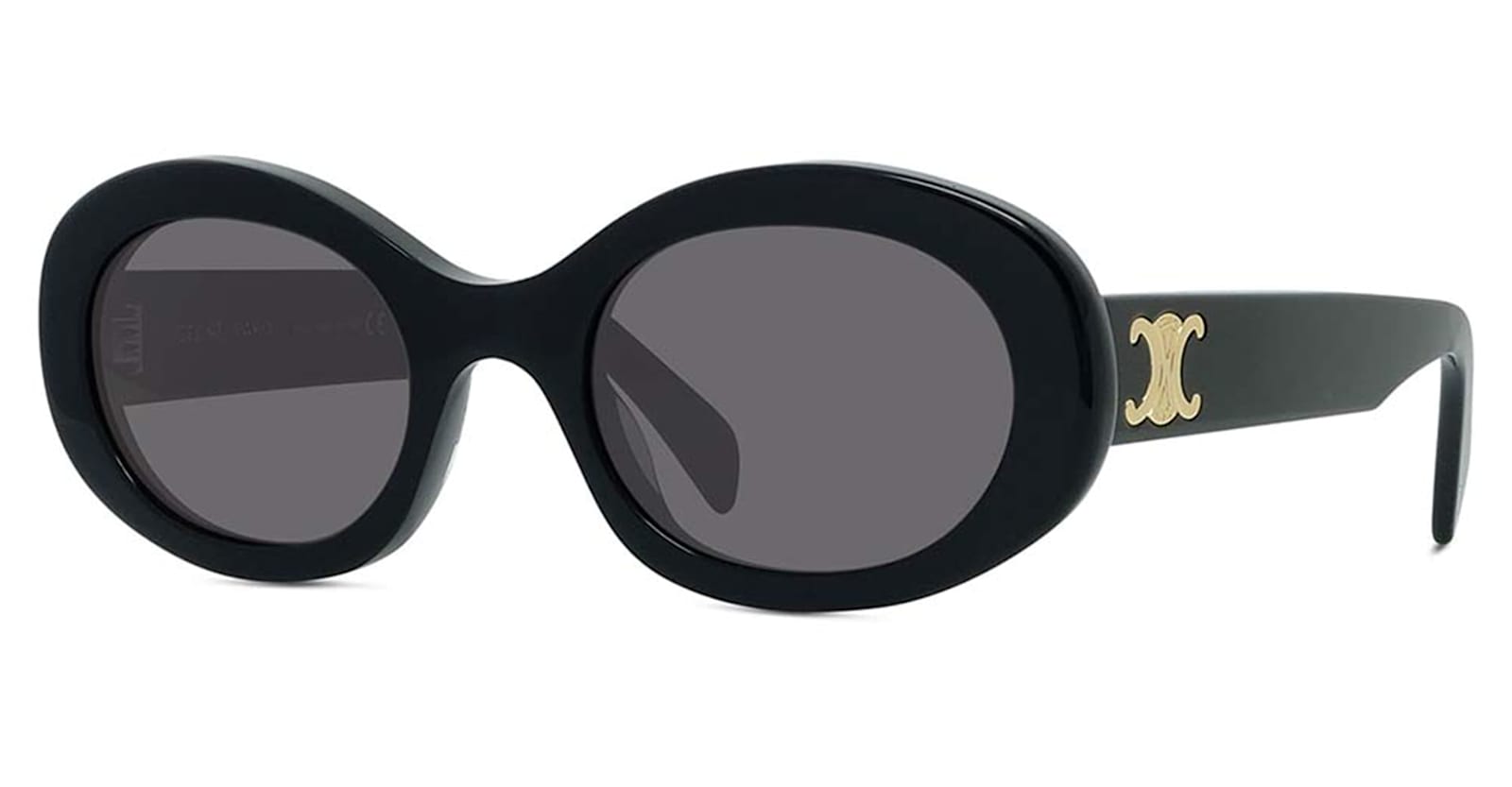 Celine Cl40194u Triomphe 01a Nero Sunglasses In Black