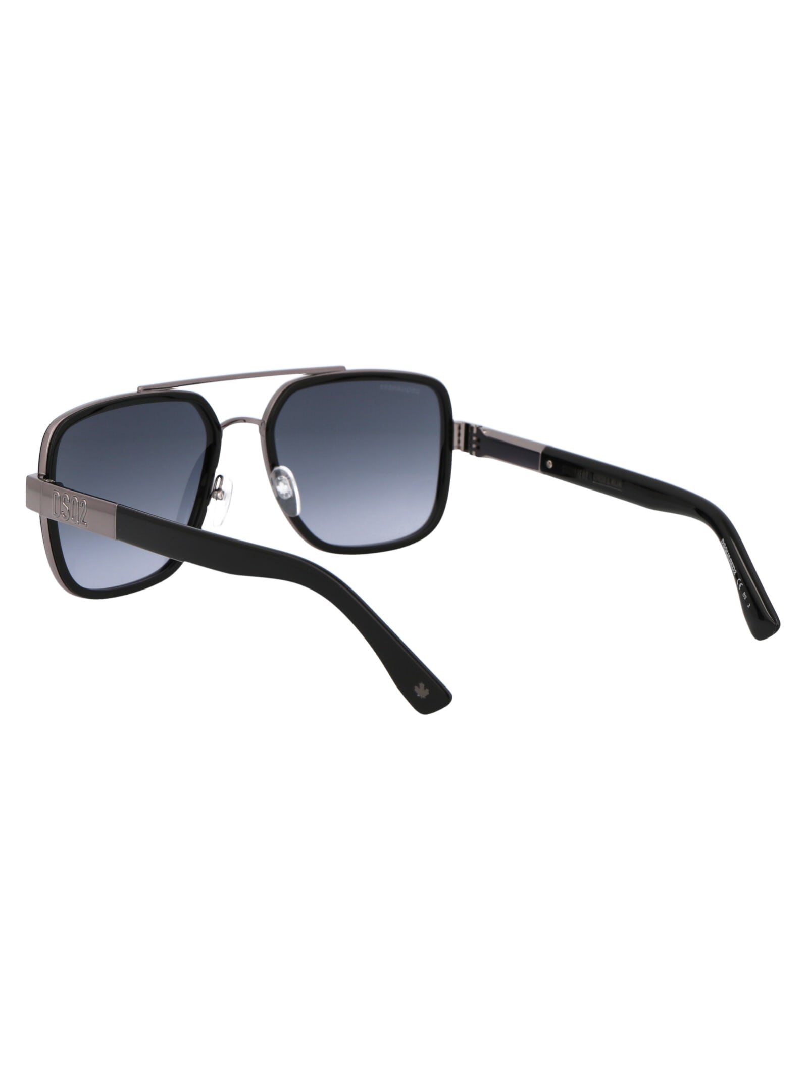 Shop Dsquared2 D2 0060/s Sunglasses In V819o Dark Ruthenium Black