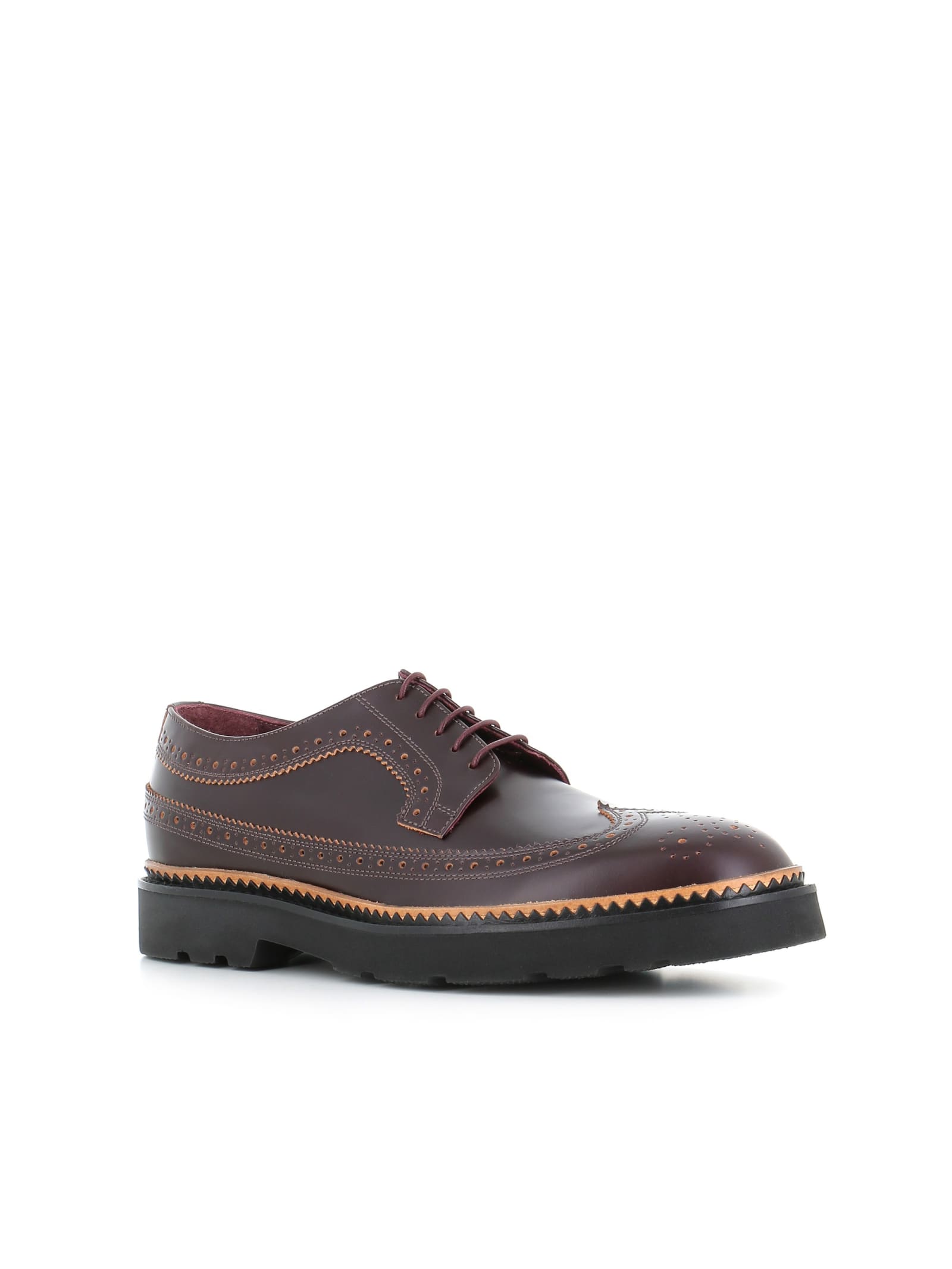 Shop Paul Smith Brogue Count In Bordeux