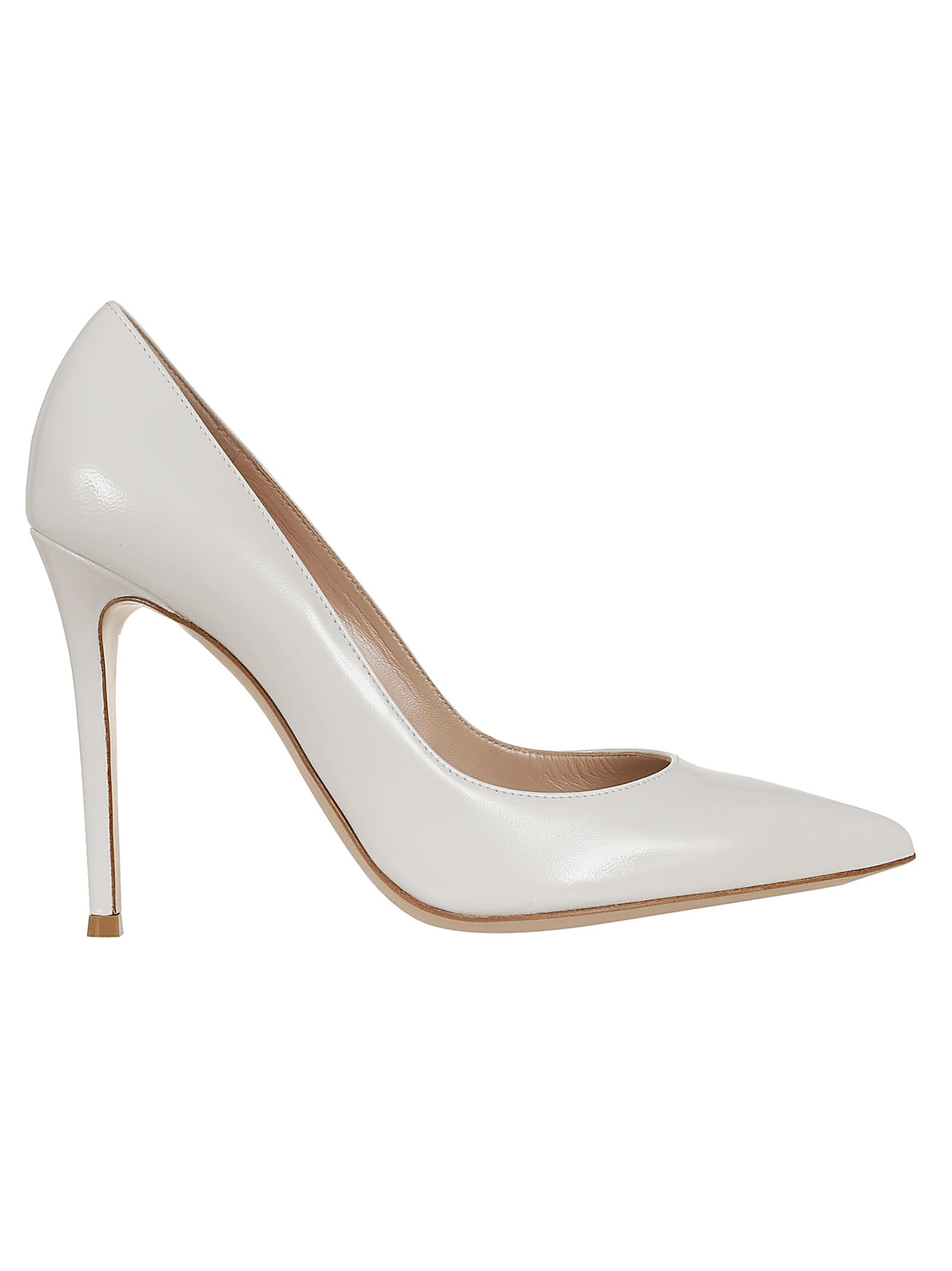 Shop Gianvito Rossi Gianvito 105 Nappa In Nuioffw Offwhite