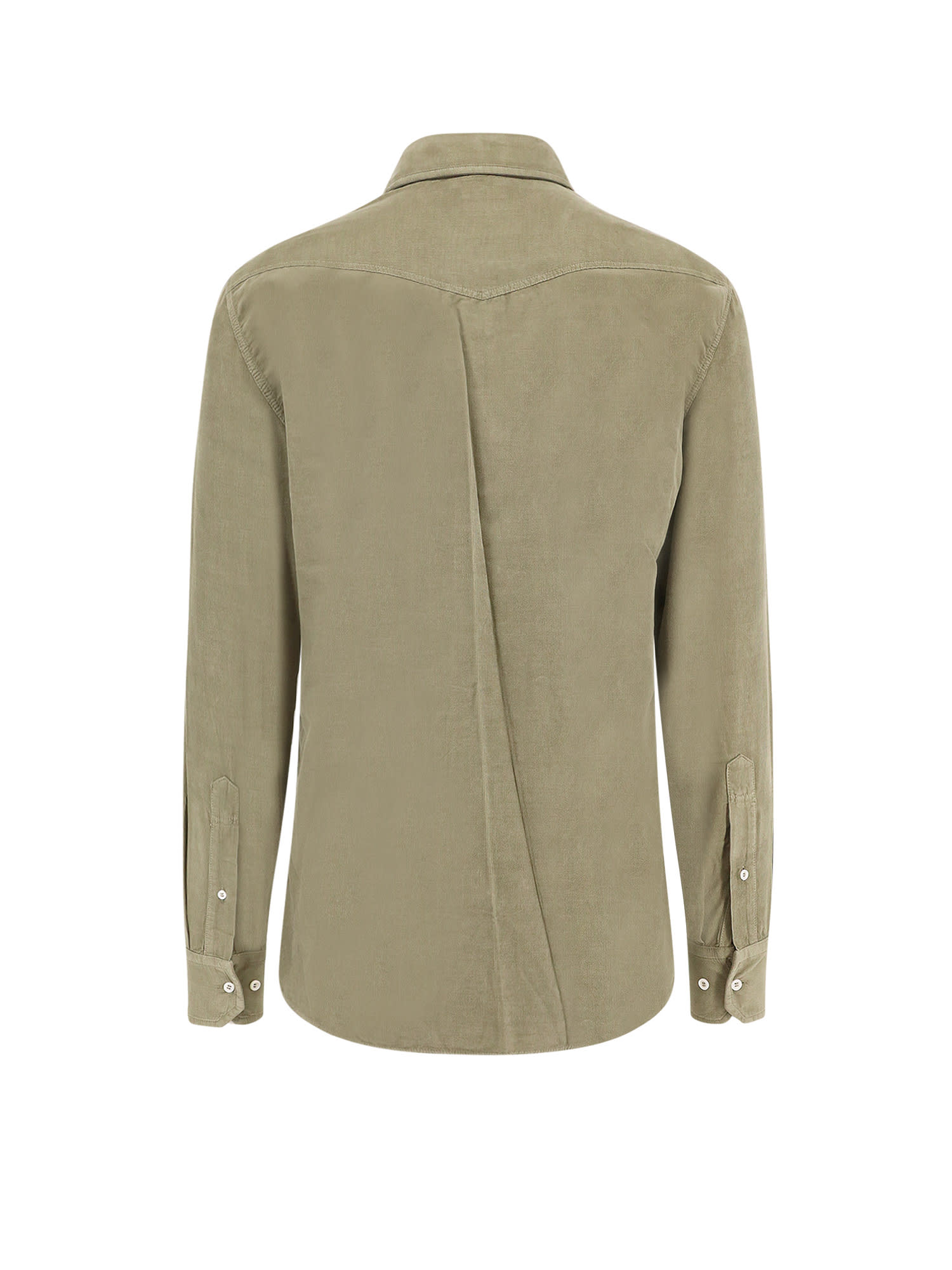 Shop Brunello Cucinelli Shirt In Green