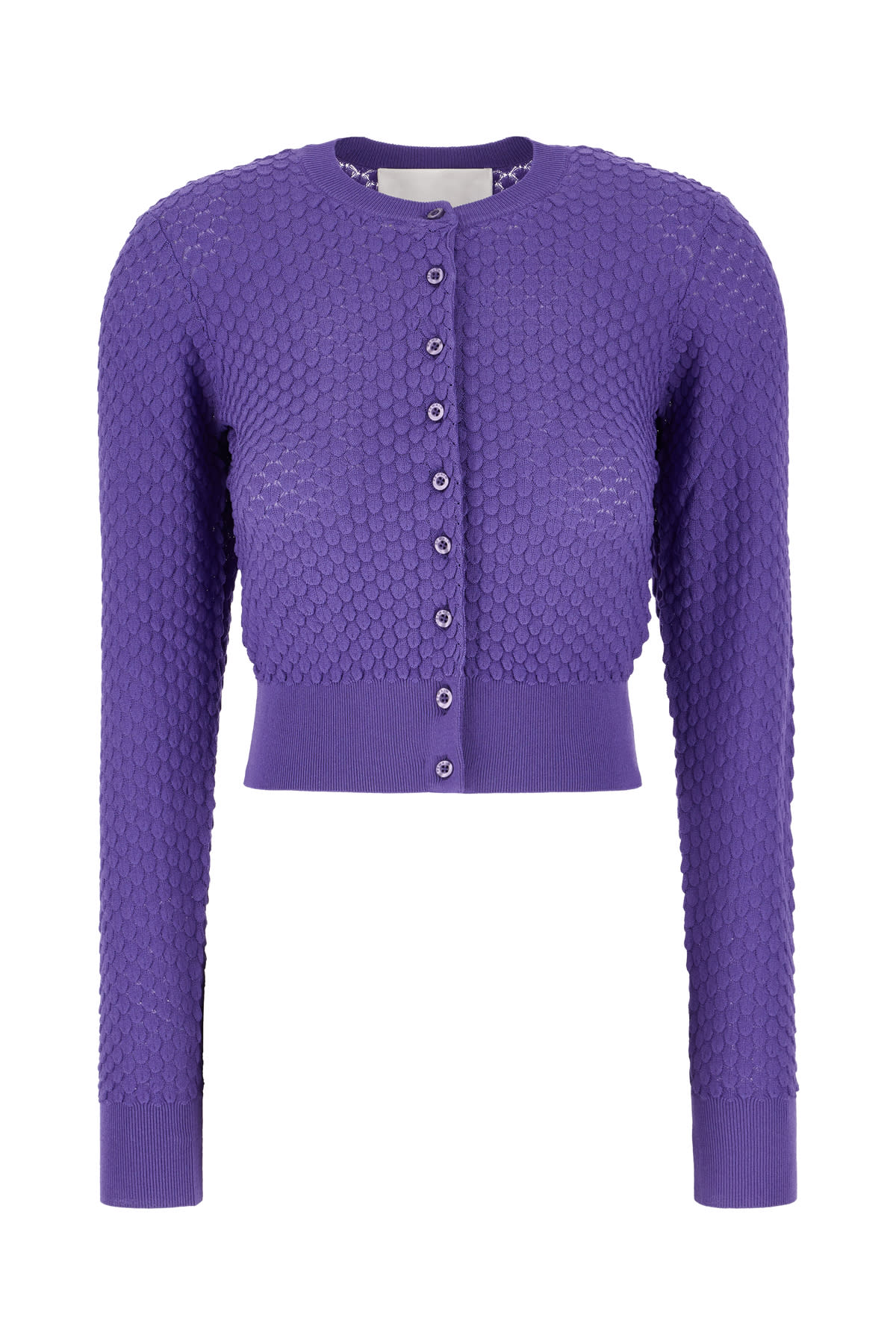 Shop Remain Birger Christensen Purple Viscose Blend Cardigan In 183839