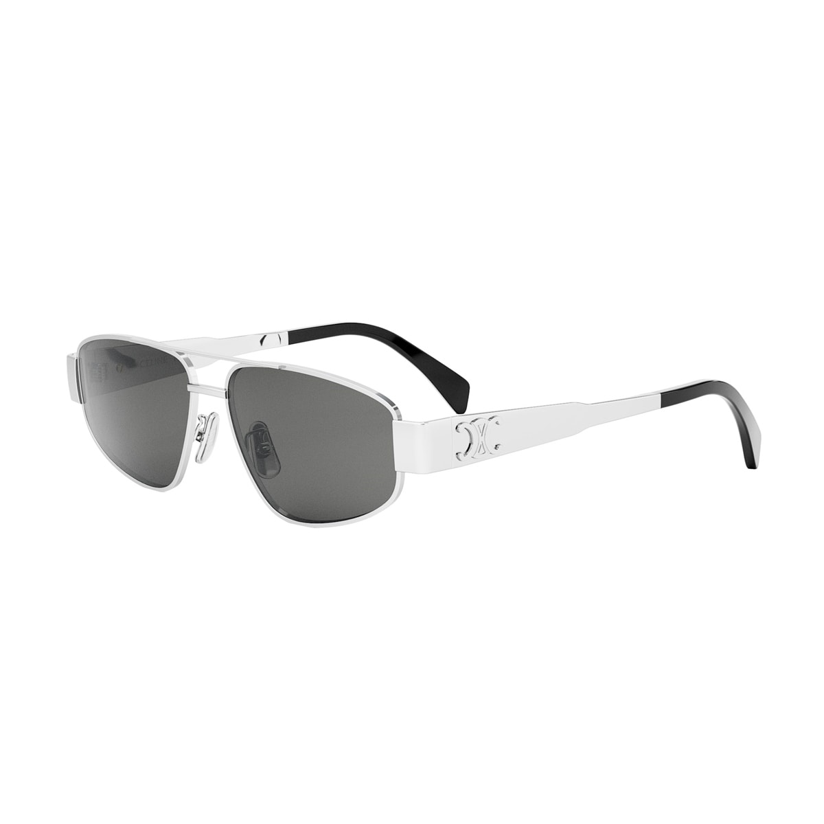 Celine Cl40281u Metal Triomphe 16a Argento Sunglasses