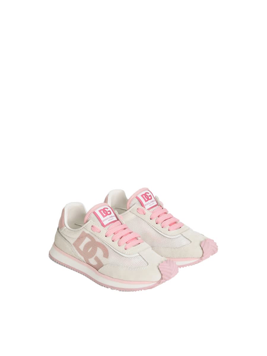 Dolce & Gabbana Dg Aria Sneakers In Pink