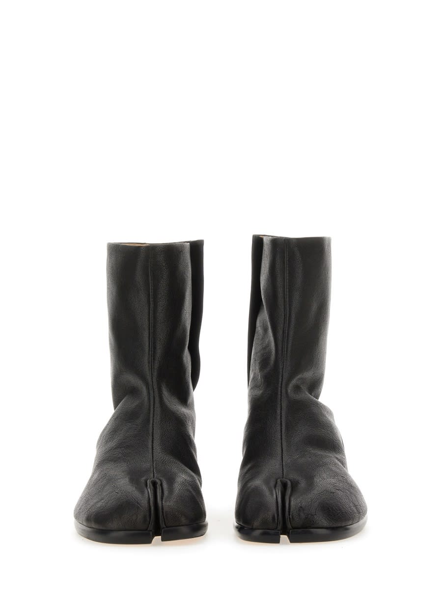 Shop Maison Margiela Tabi Boot In Black