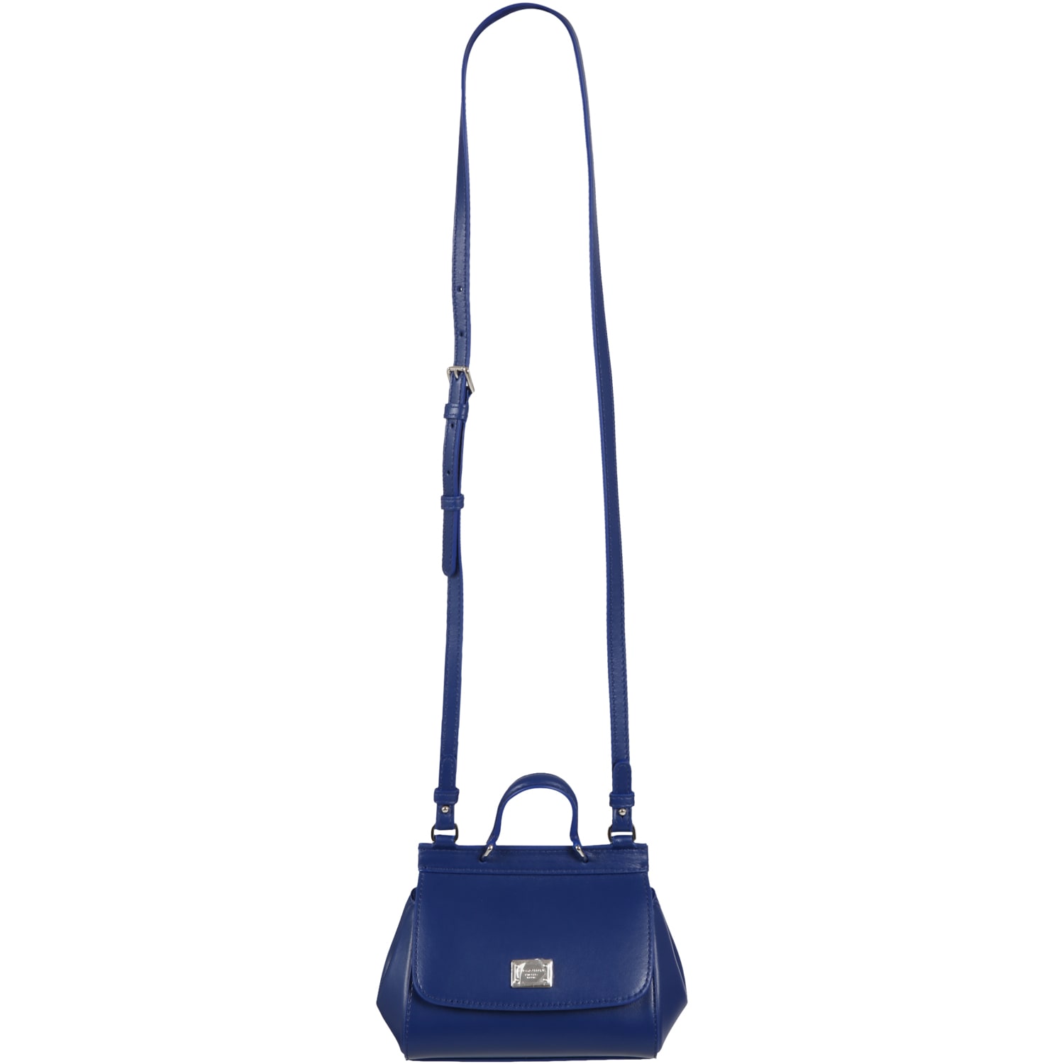 Dolce & Gabbana Blue Bag For Girl With Logo