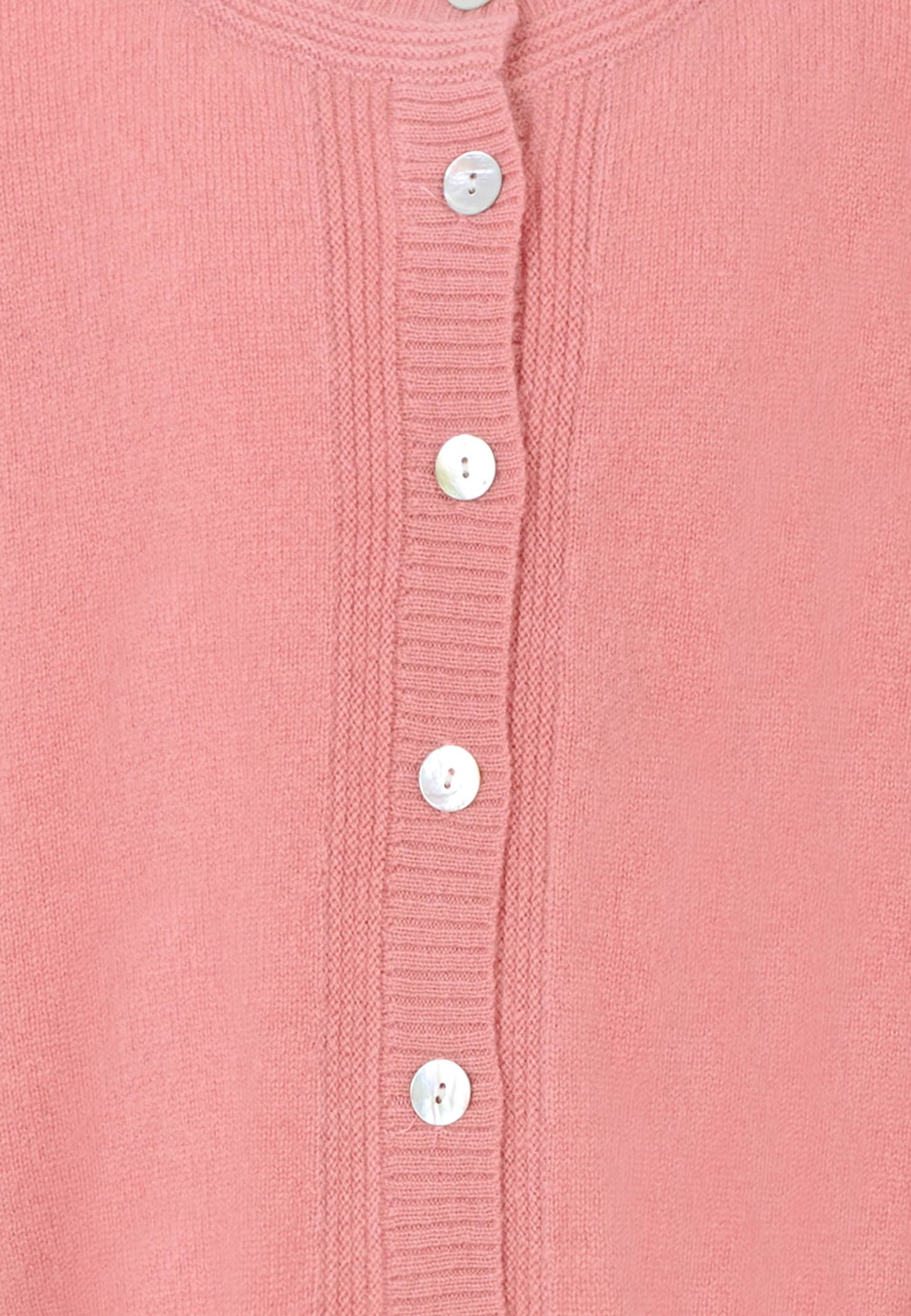 Molo Pink Cardigan For Girl In Pink