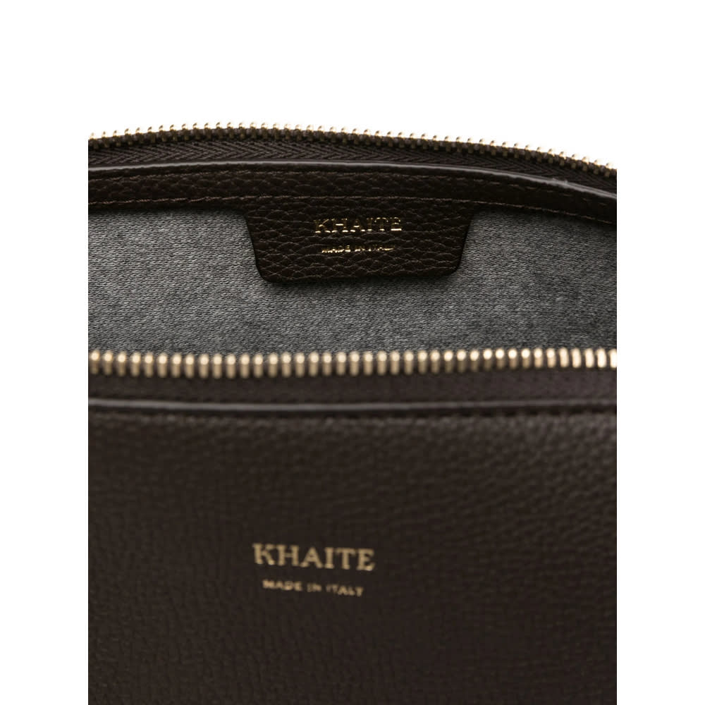 Khaite Leather Shoulder Bags In Brown