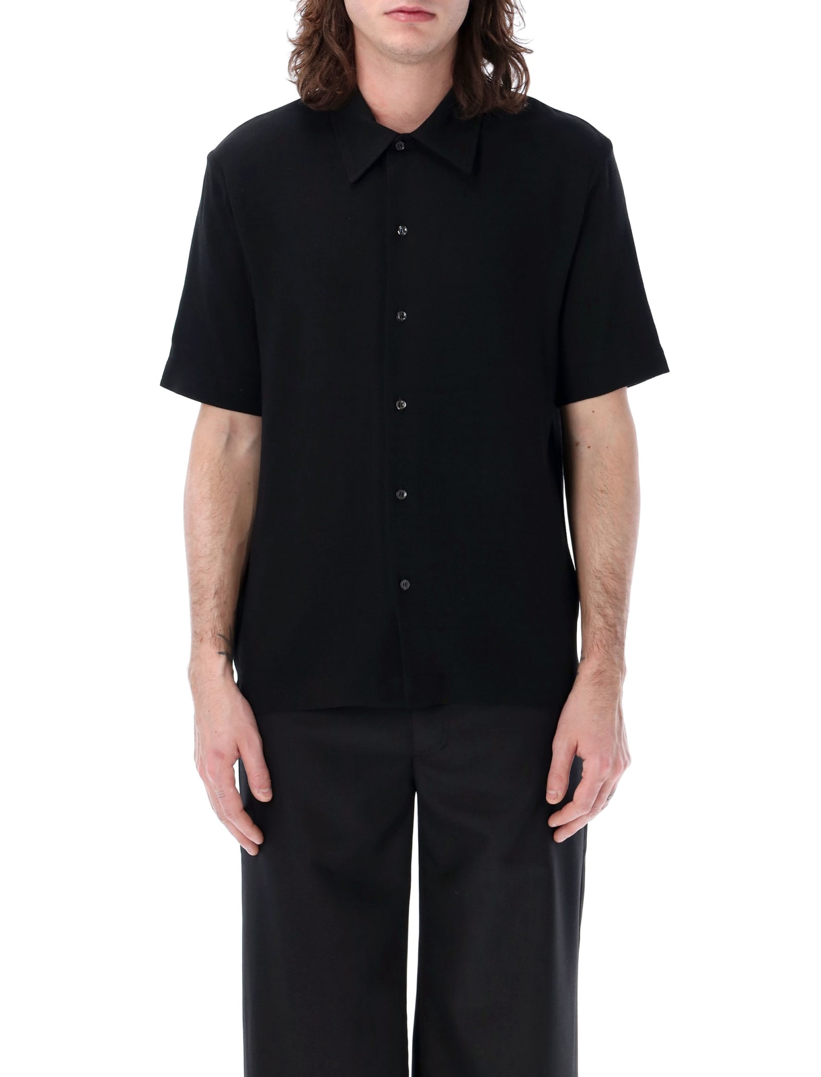 Shop Séfr Suneham Shirt In Black