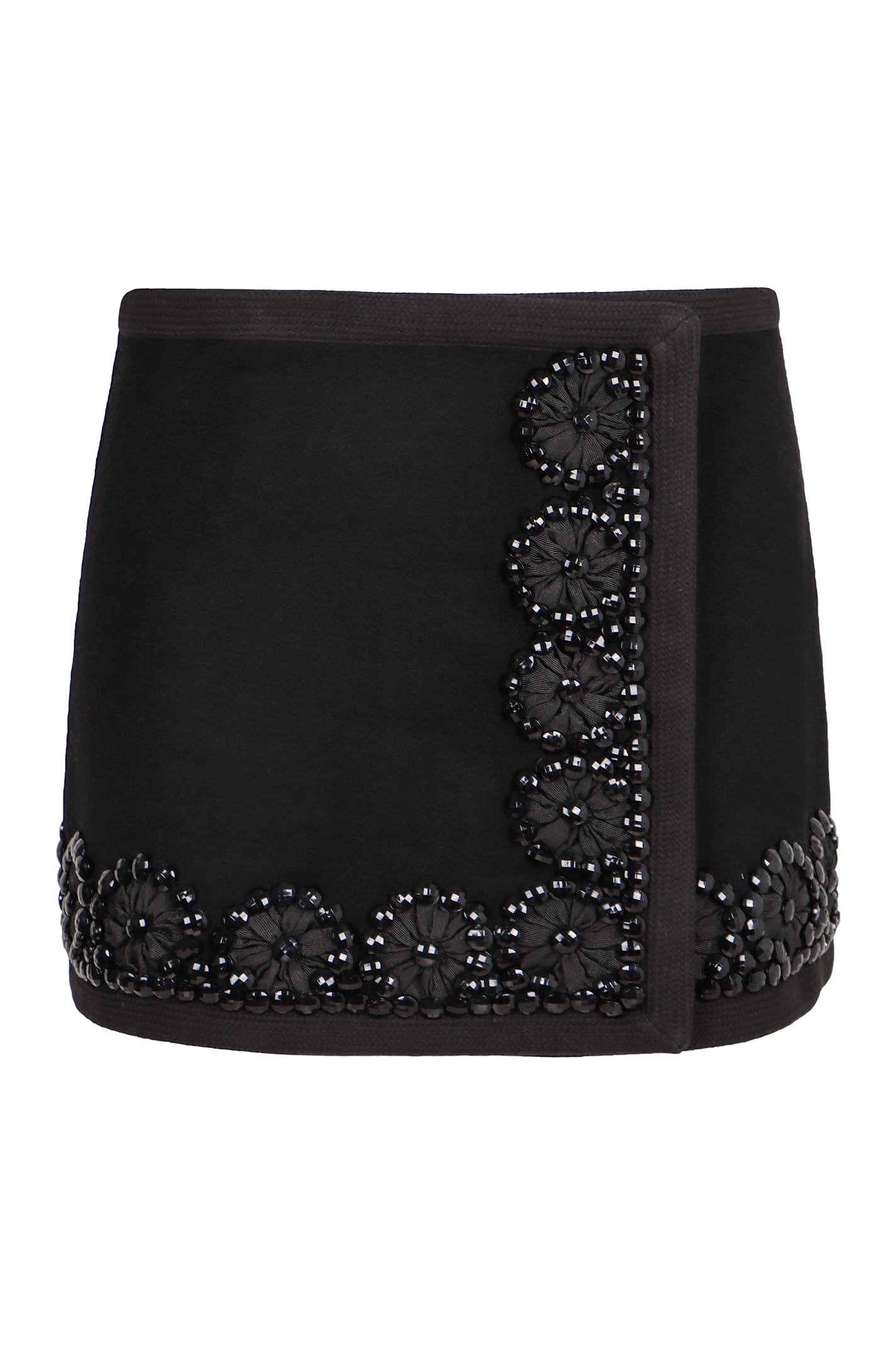 P.a.r.o.s.h . Skirt Made Of Wool In Black