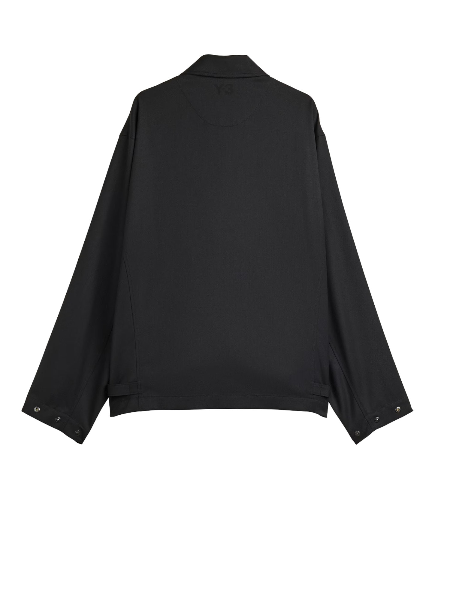 Y-3 Ref W Blouson Polyester And Wool Jacket In Black