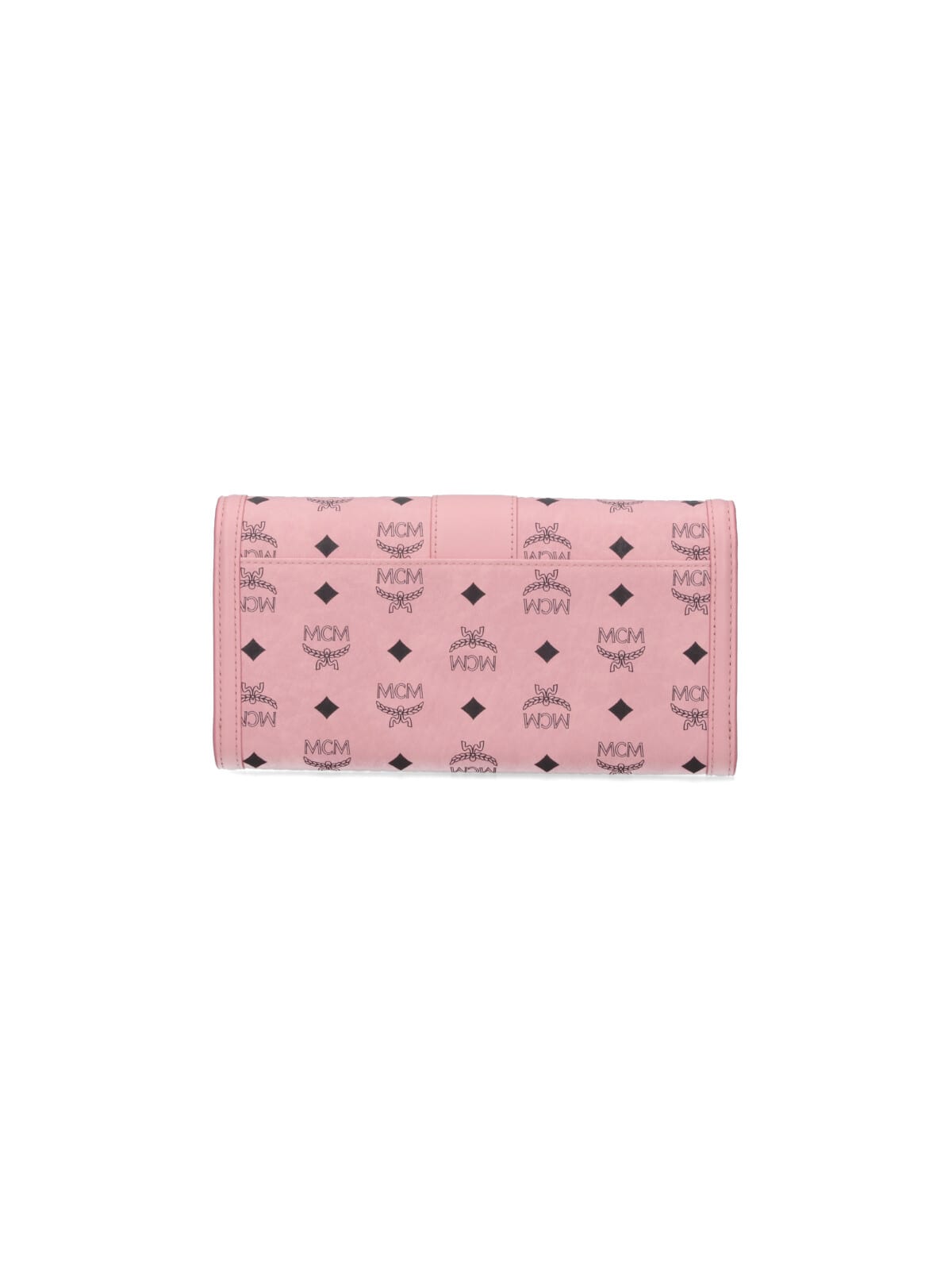 Mcm Gold-tone Hardware Wallets With Timeless Style In Pink