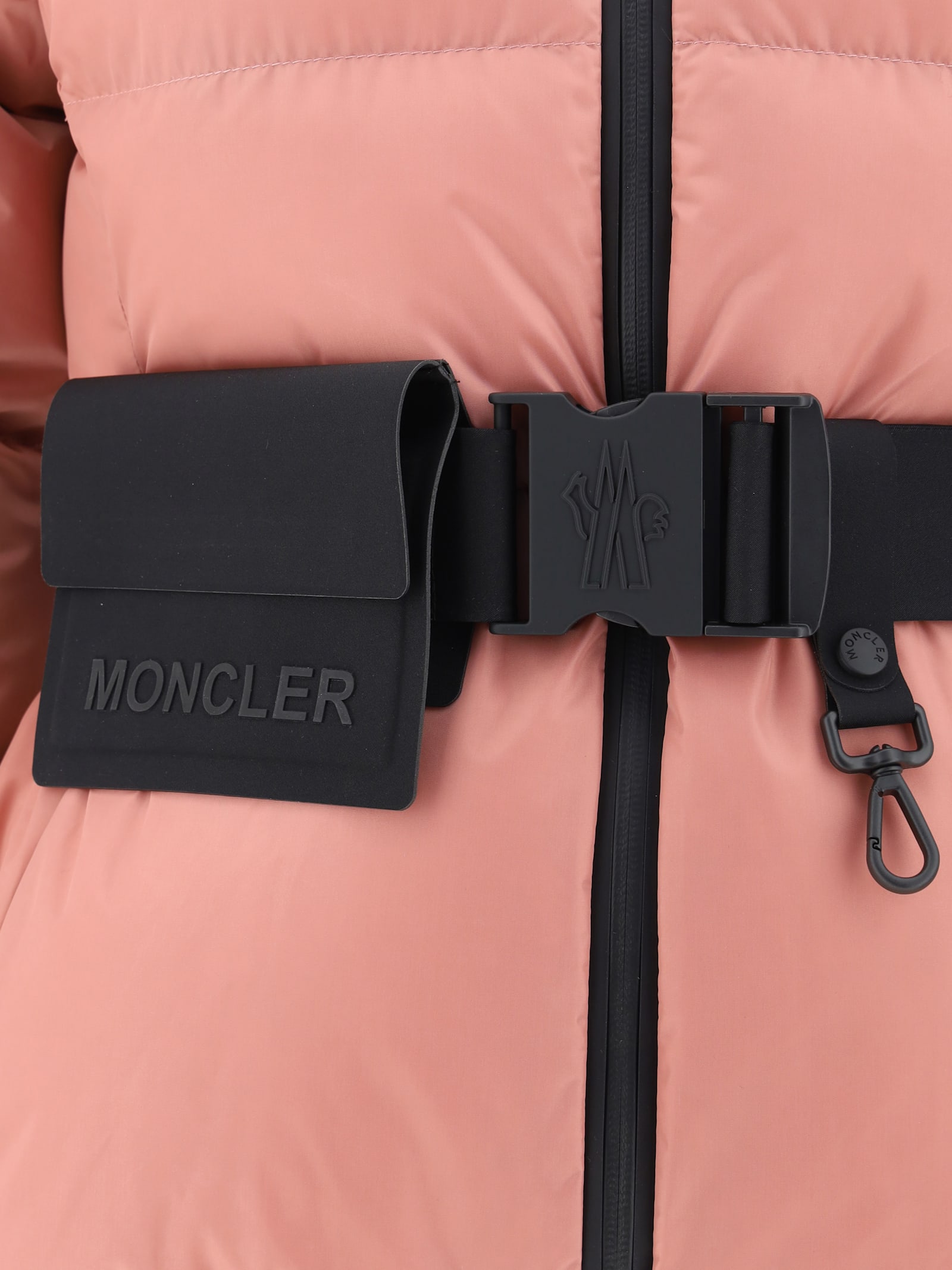 Shop Moncler Bouquetin Jacket In Pastel Pink