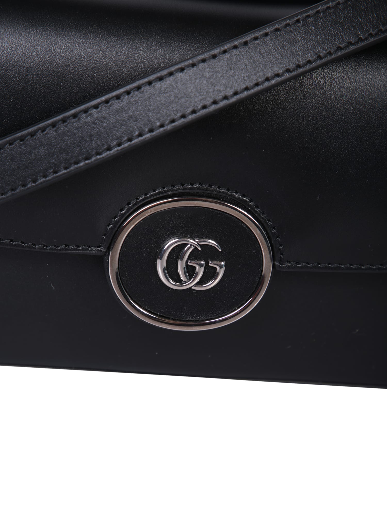 Shop Gucci Petite Mini Black Bag