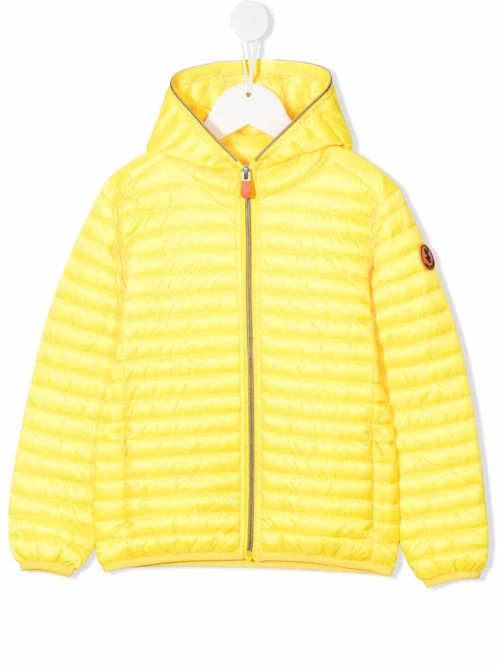 Save The Duck Girls Iris Yellow Ecological Down Jacket