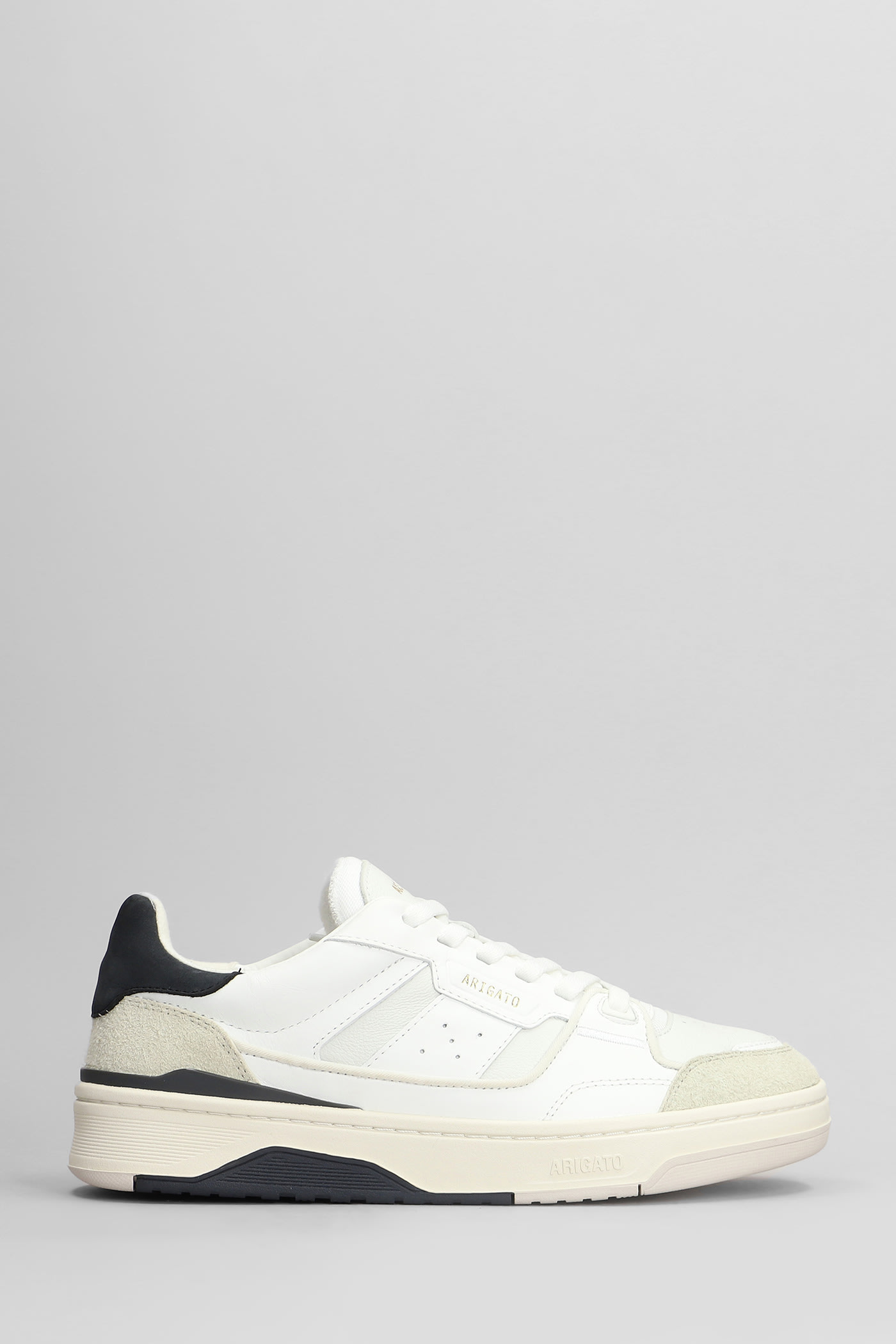 Clay Sneaker Sneakers In White Suede And Leather