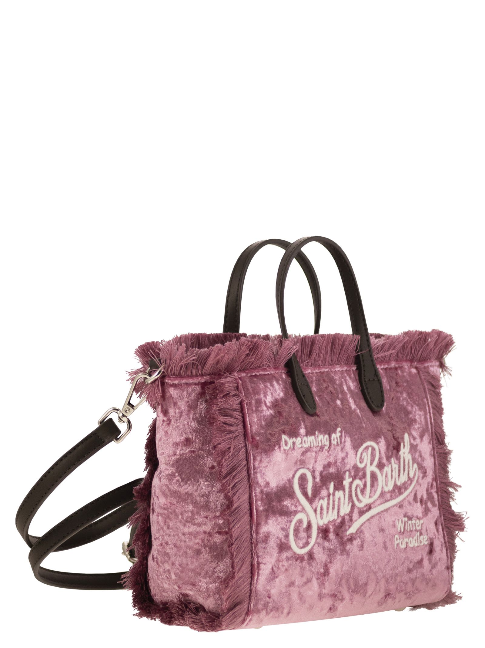 MC2 SAINT BARTH MINI VANITY BAG WITH BANGS AND EMBROIDERED LOGO