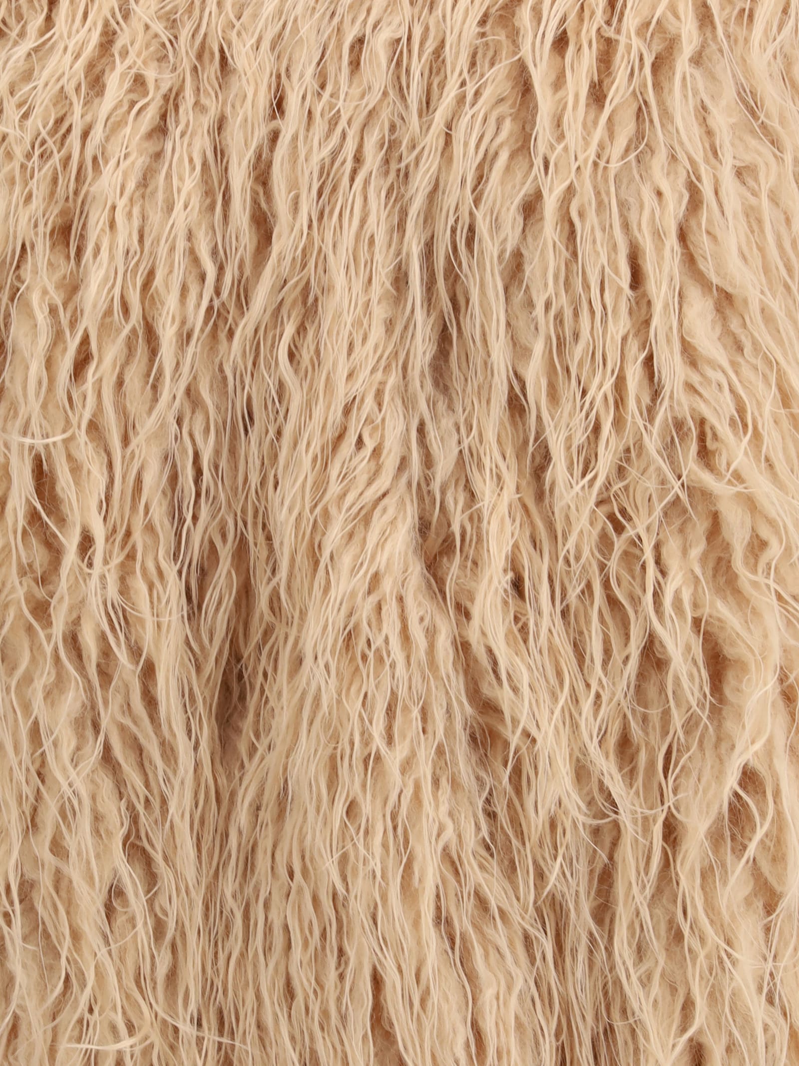 Forte Forte Faux Fur Mongolia Eco Jacket In Gold