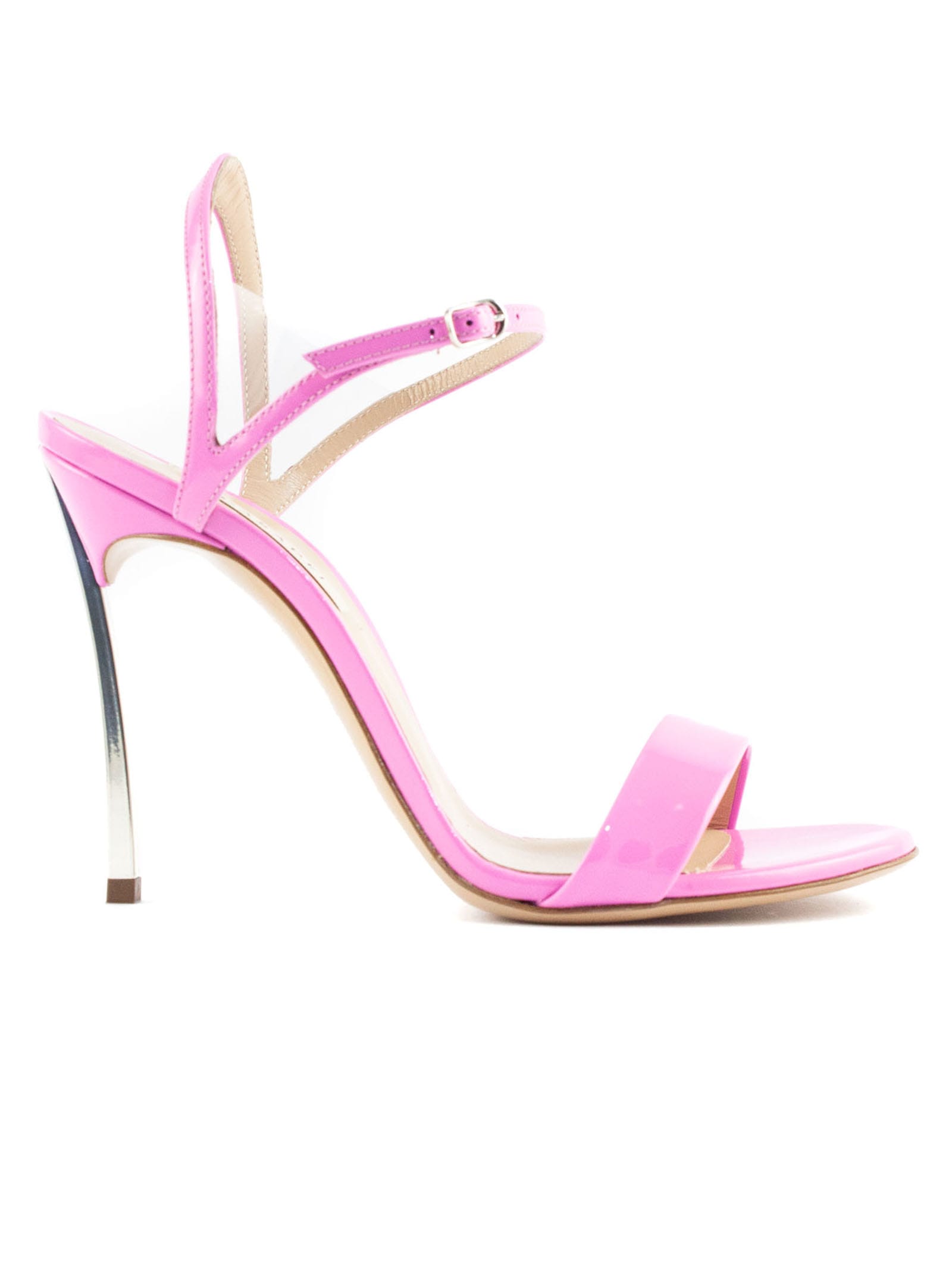 Casadei Pink Blade V Celebrity Sandals
