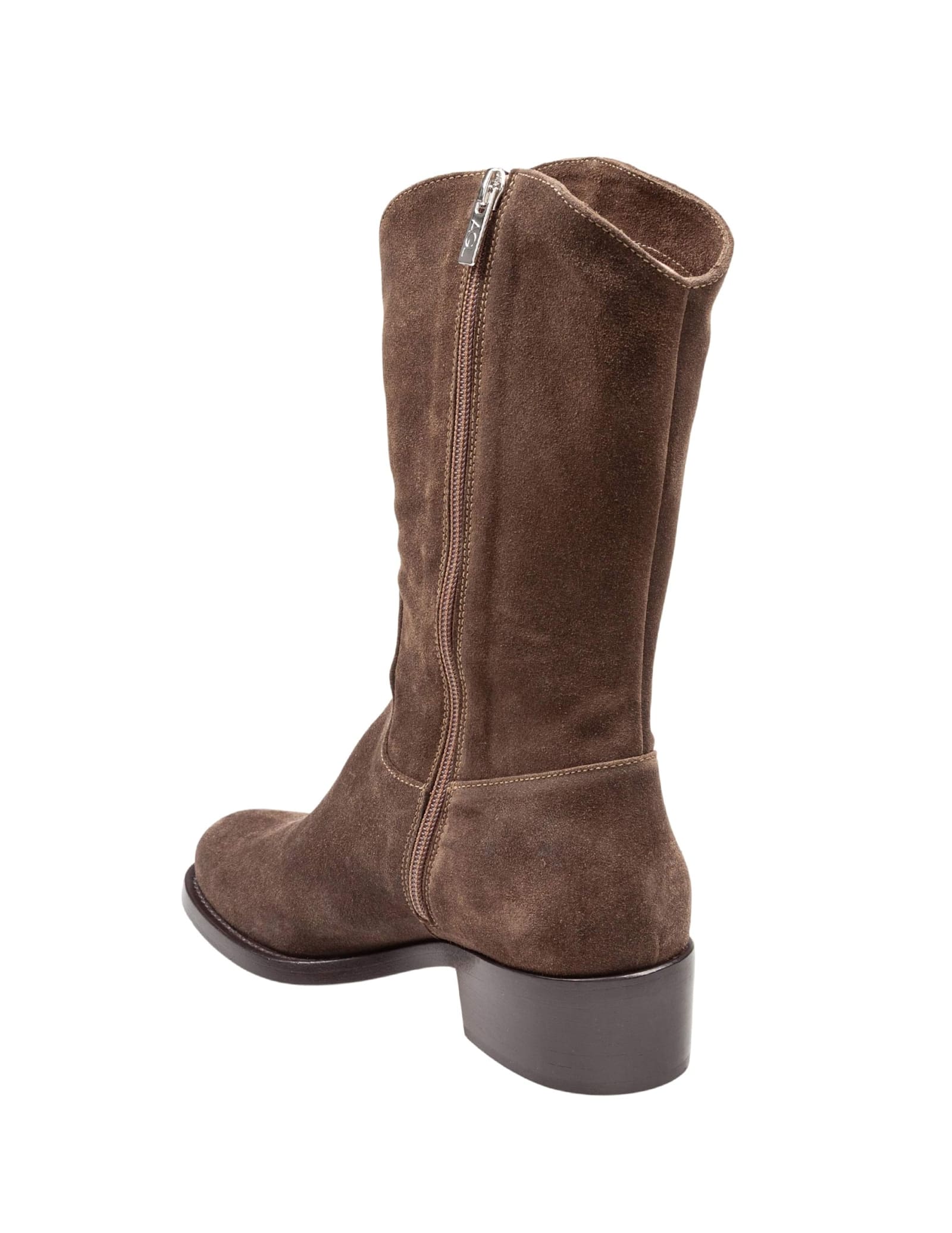 Agl Attilio Giusti Leombruni Fergus Suede Ankle Boot In Forest Green In Brown