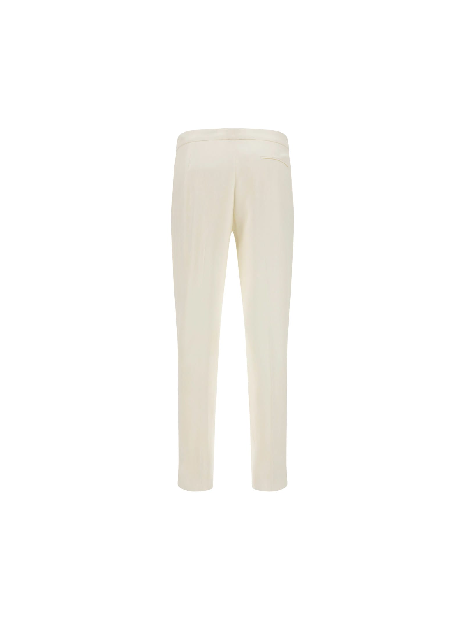 Shop Alexander Mcqueen Pants In Bianco