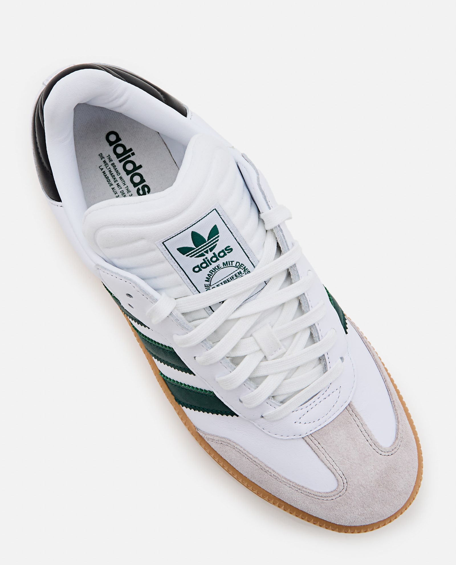 Adidas Originals Samba Xlg Sneakers In White Leather In White