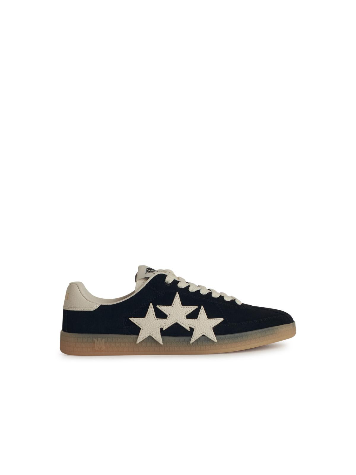 pacific Black Leather Sneakers