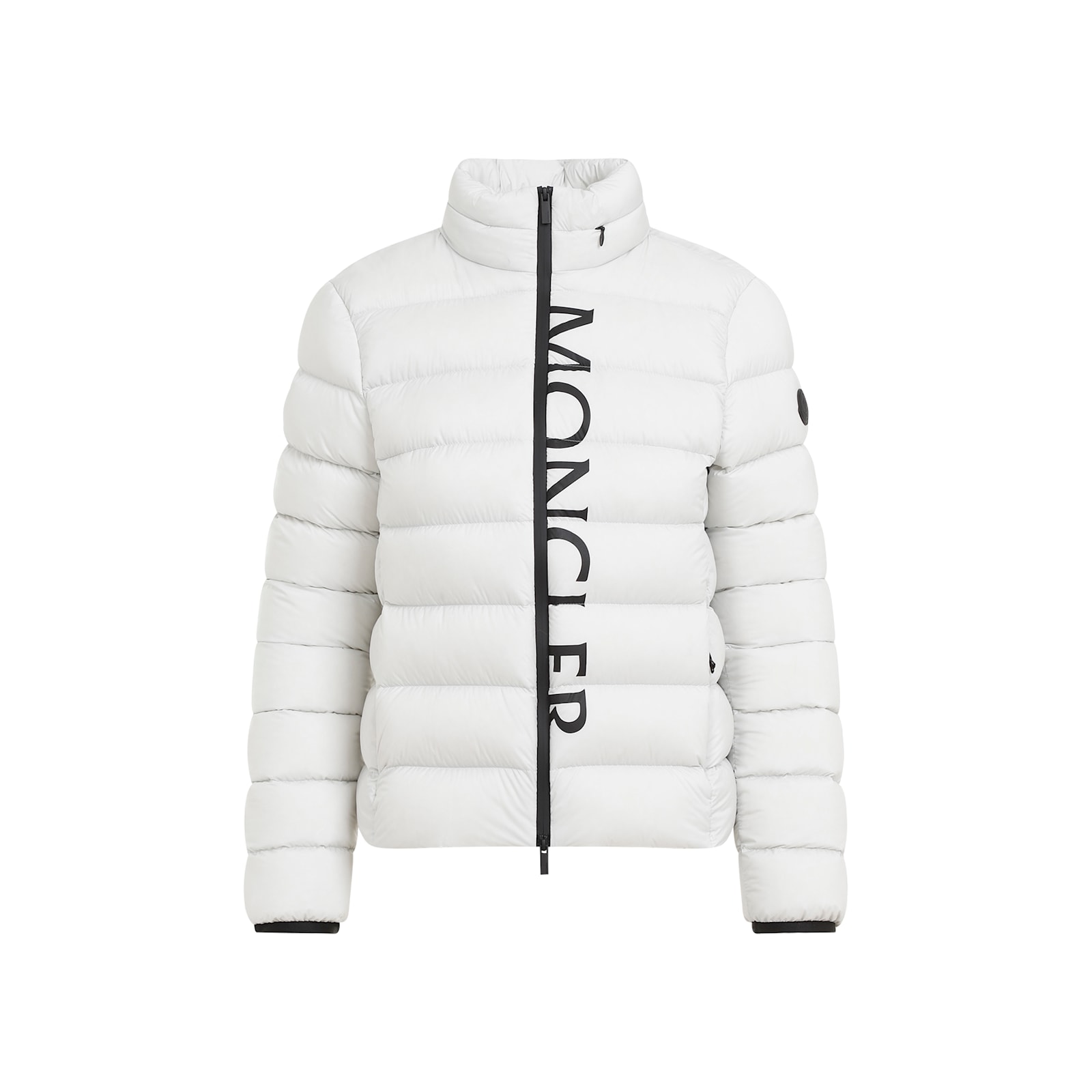 Shop Moncler Cerces Jacket In D Open Grey