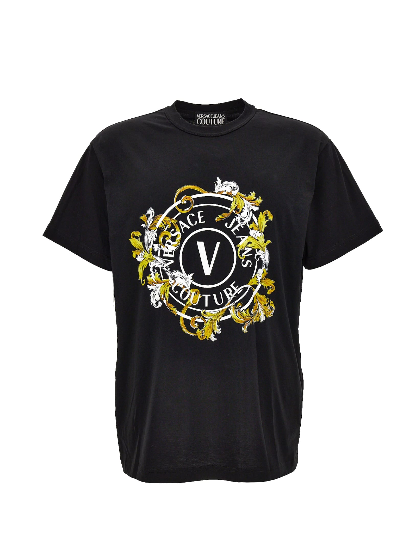 Shop Versace Jeans Couture T-shirt In Black