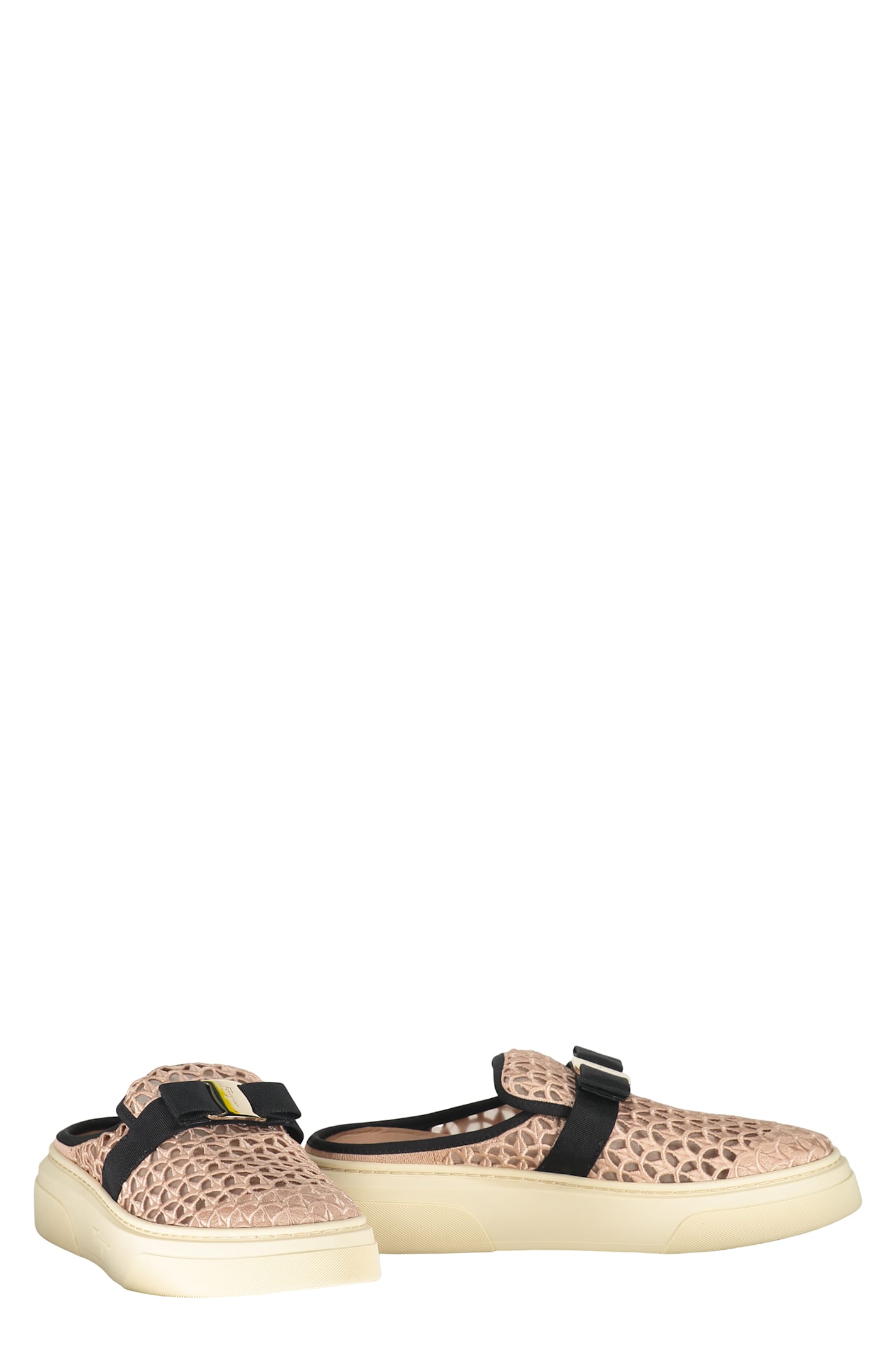 Ferragamo Cassina Slip-on Sneaker In Pink