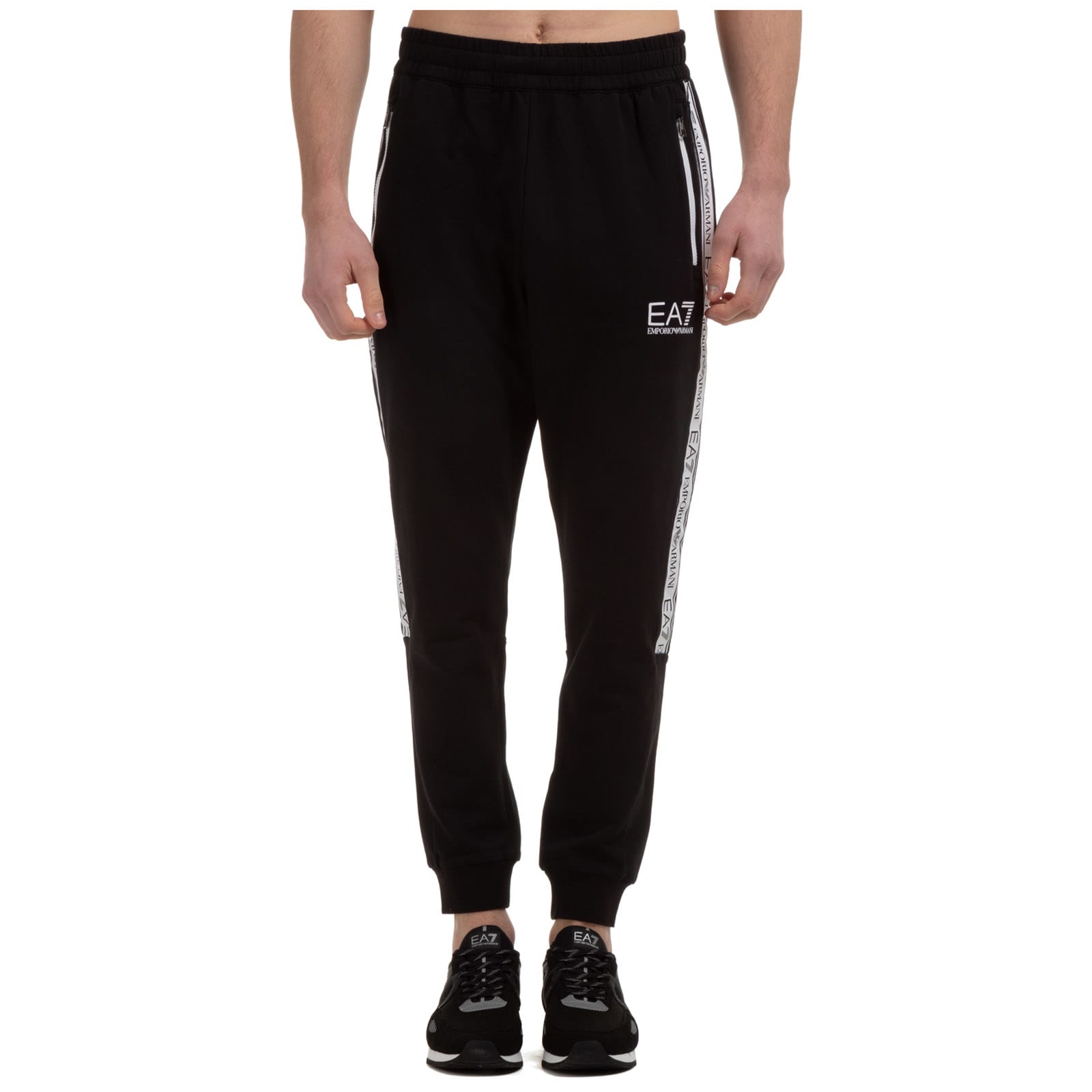 Ea7 Emporio Armani Ventus 7 Tracksuit Bottoms In Nero | ModeSens