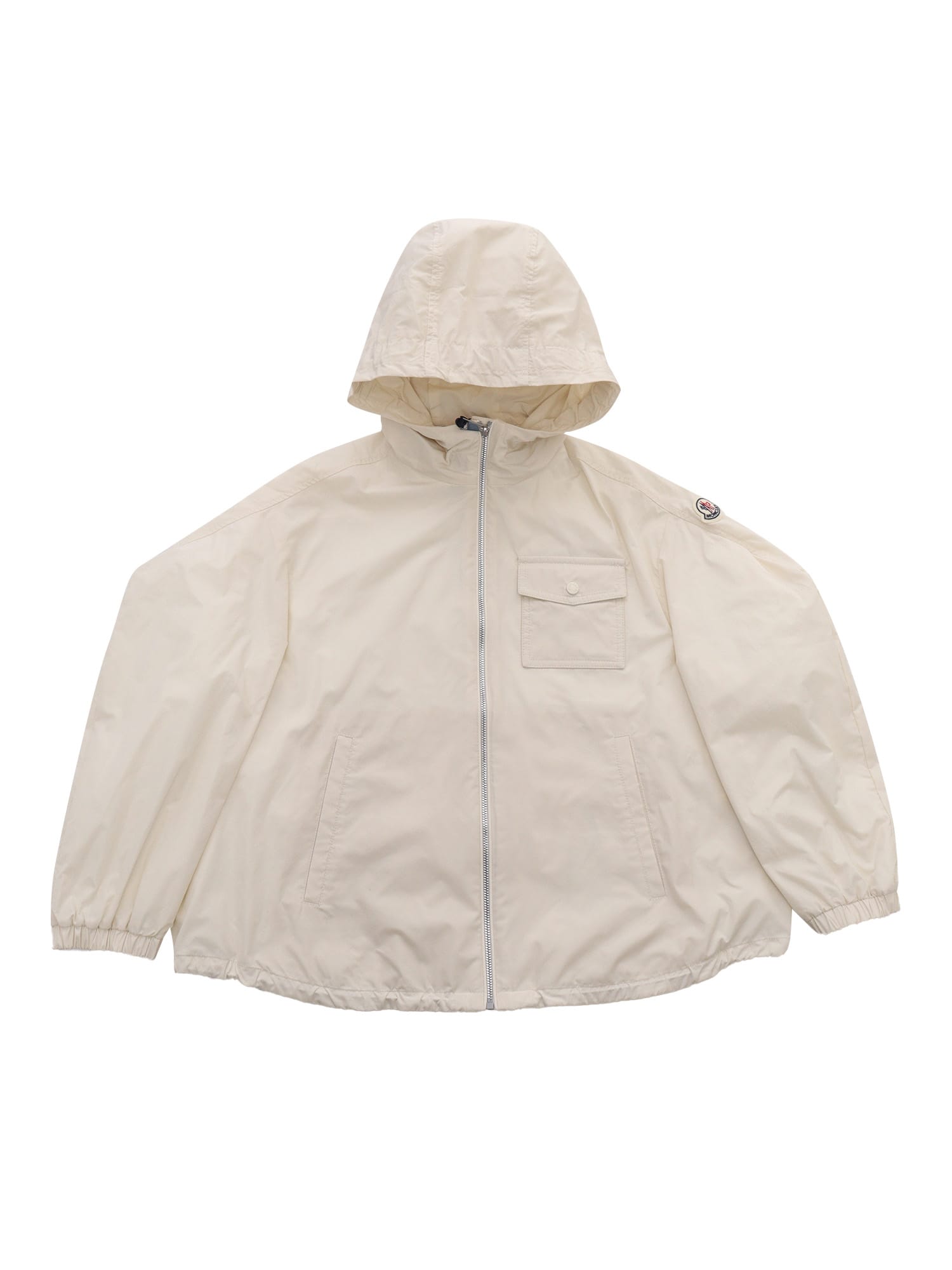 Shop Moncler Tangeni Jacket In Cream