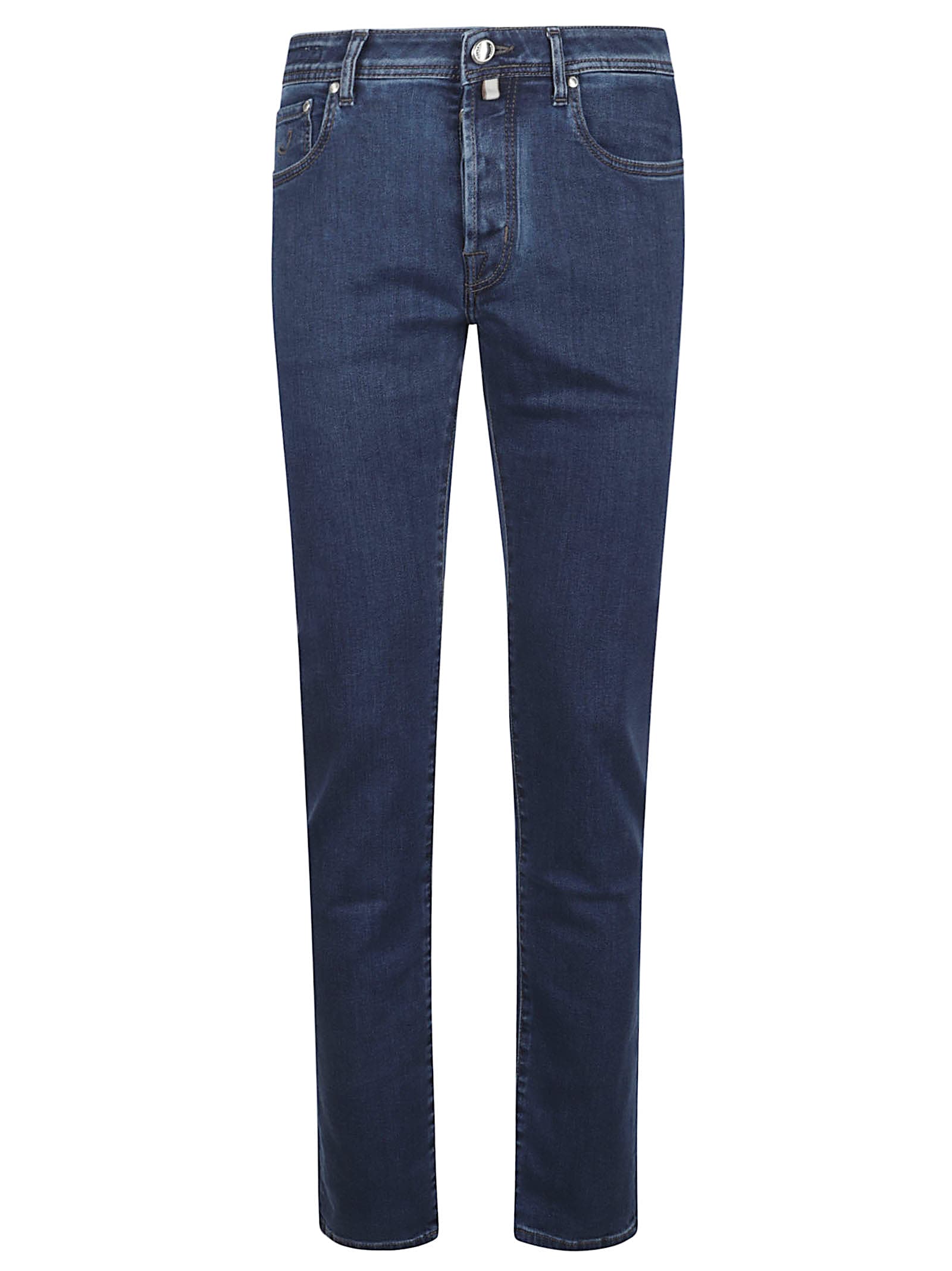Jacob Cohen 5 Pockets Slim Fit Bard Jeans In Blue