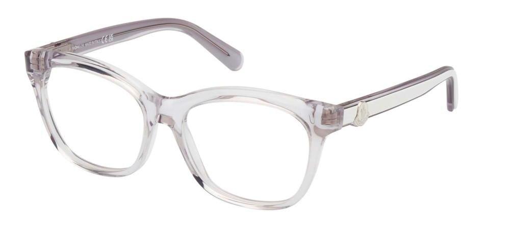 Shop Moncler Square Frame Glasses In 020