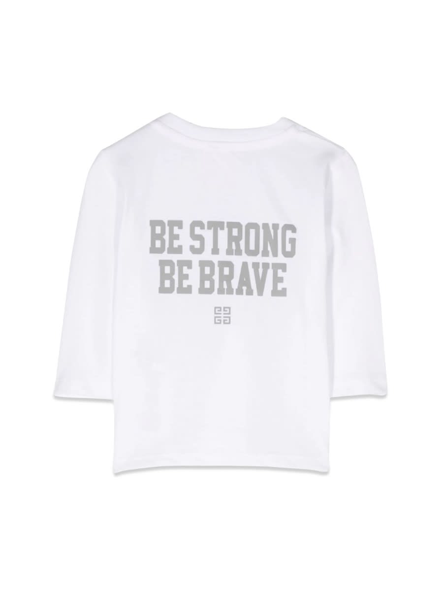 Givenchy Logo-embroidered Cotton T-shirt In White