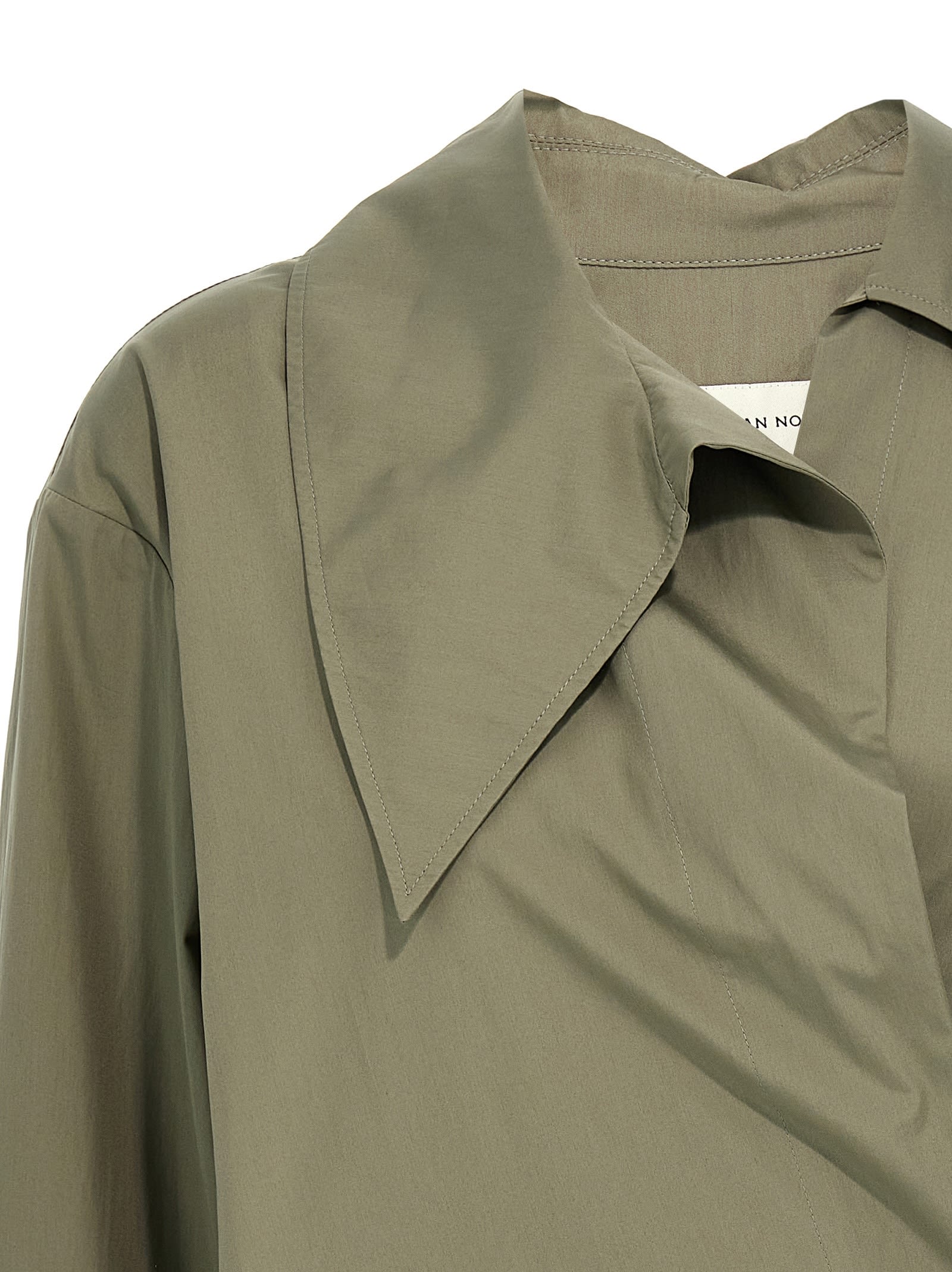 Shop Dries Van Noten Cedo Shirt In Green