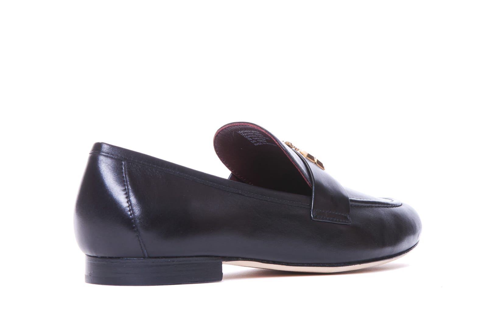 Shop Tory Burch Eleanor Loafers In Black