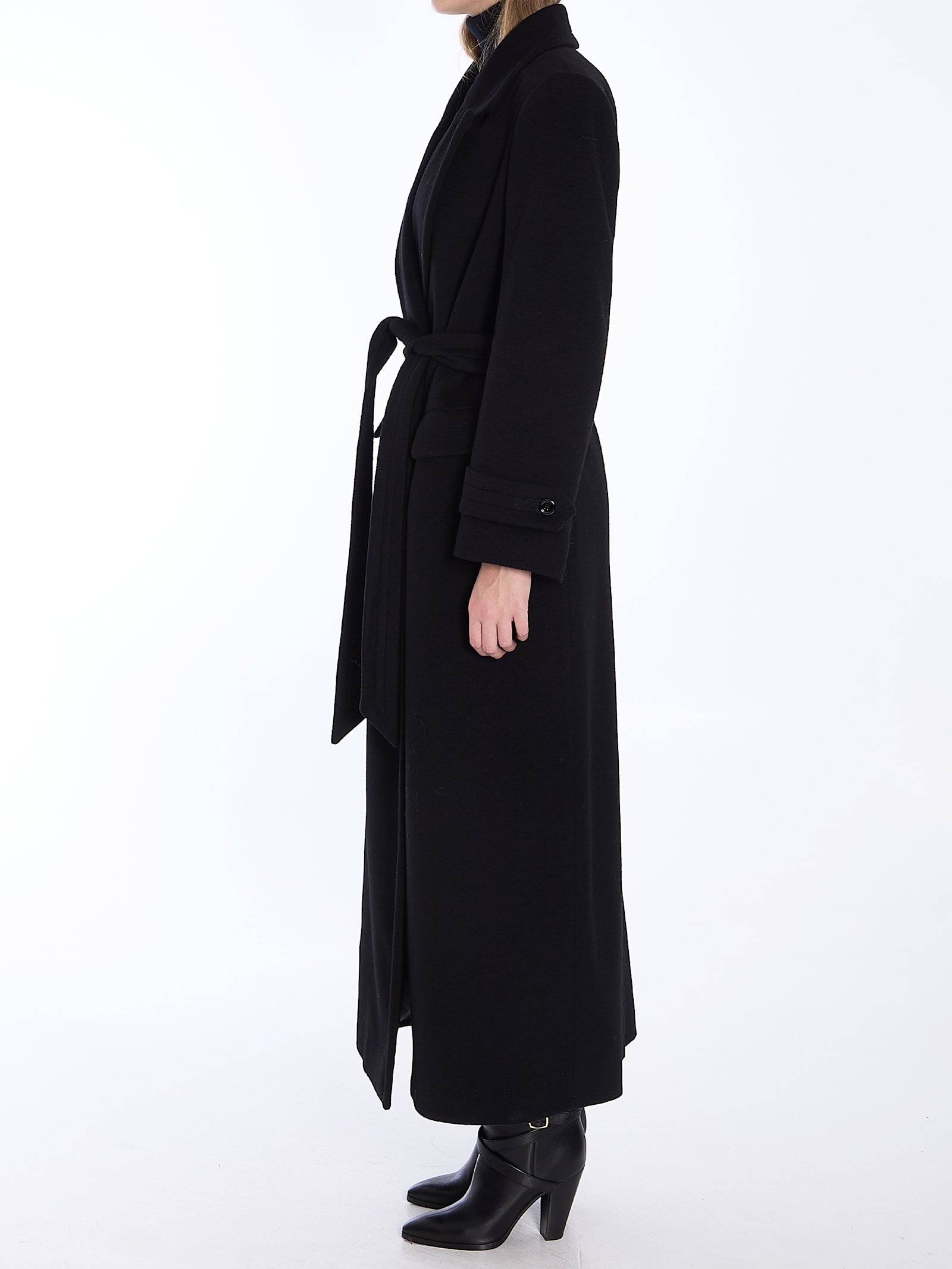 Shop Tagliatore Julia Coat In Black